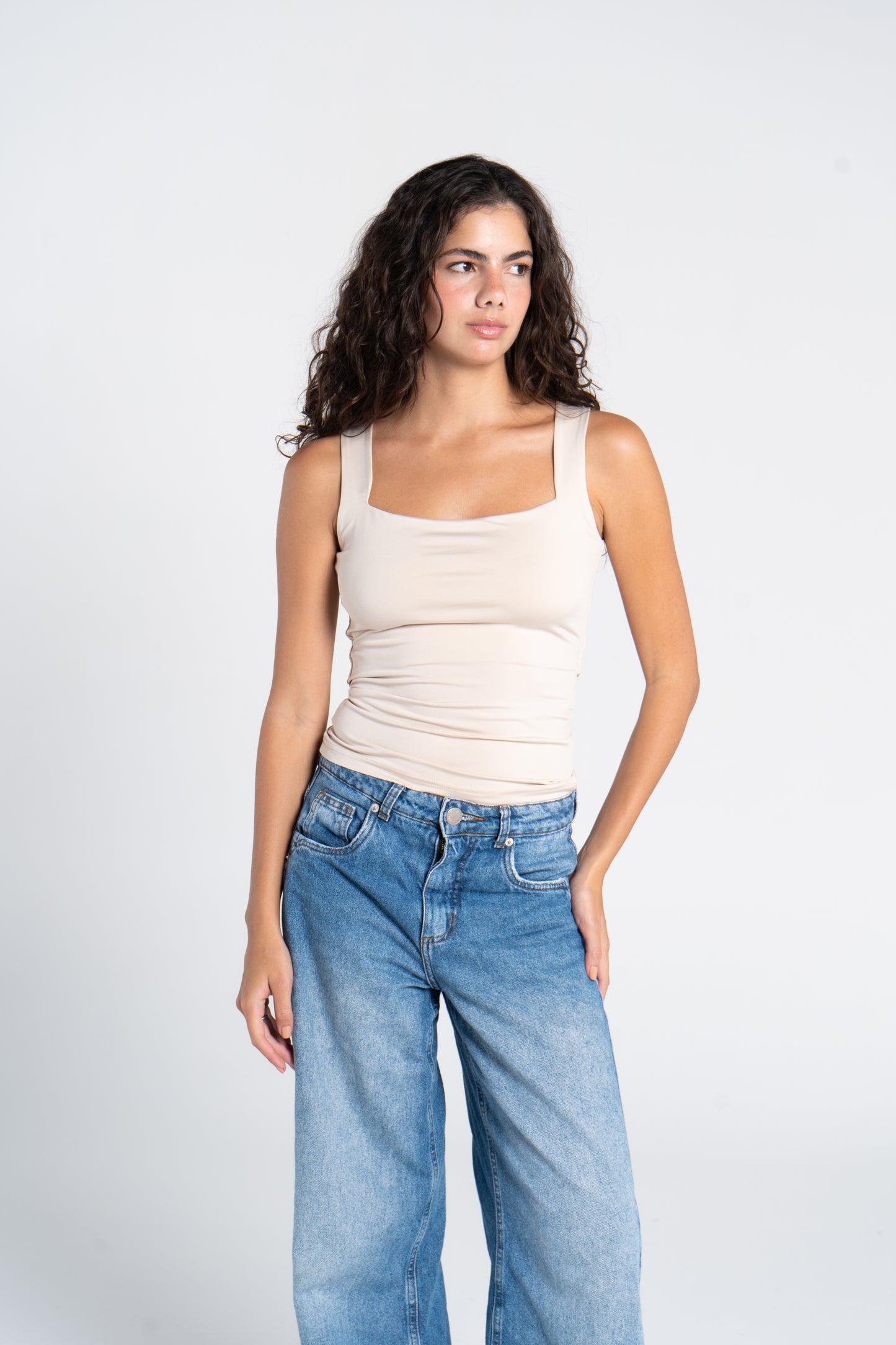 SQUARE NECK TANK TOP