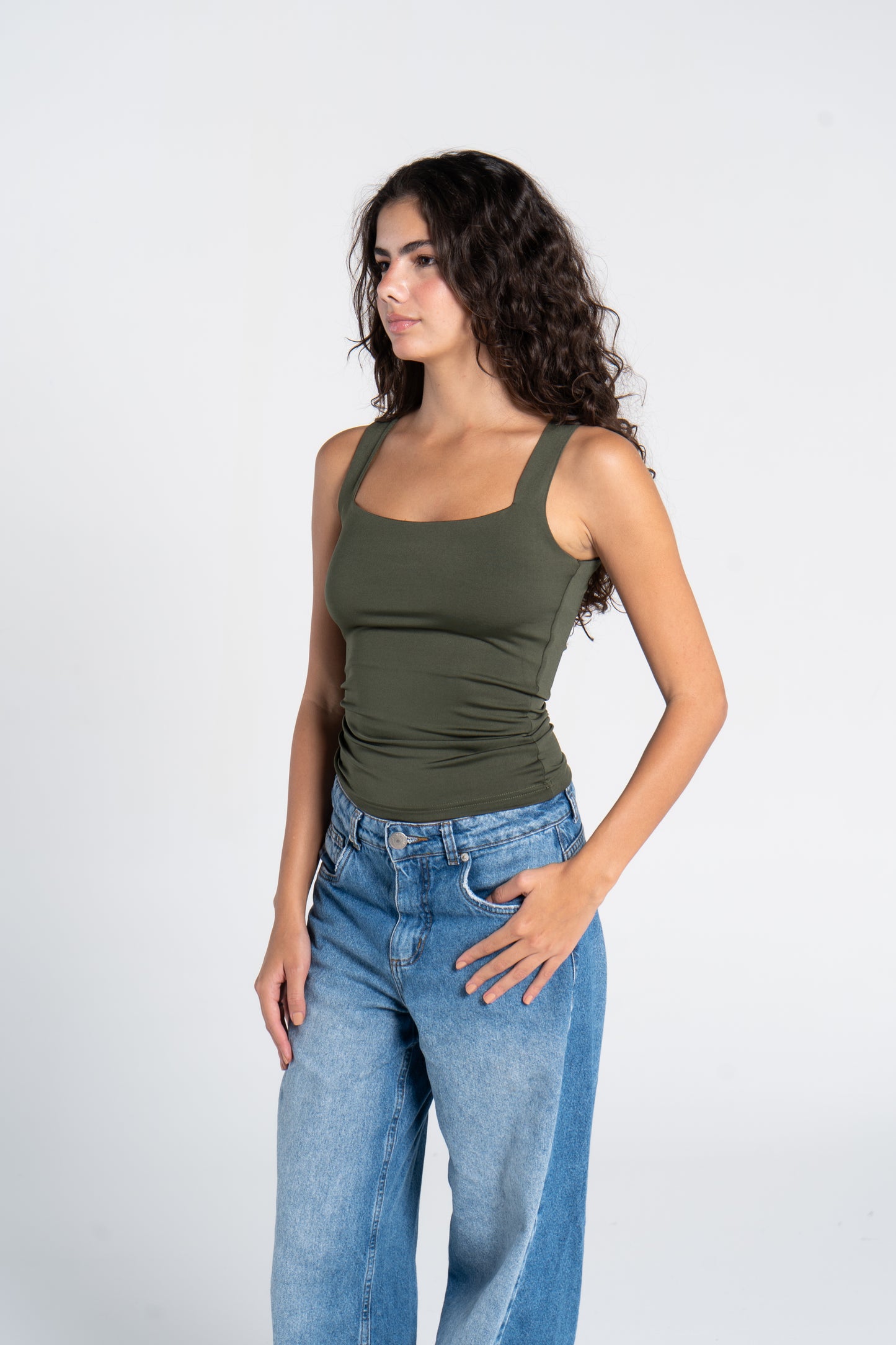SQUARE NECK TANK TOP