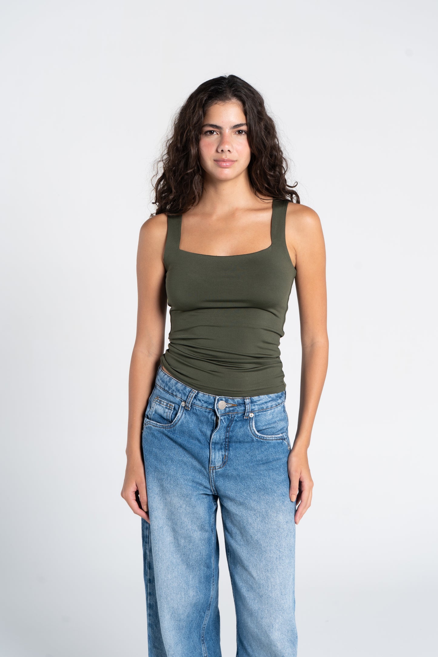 SQUARE NECK TANK TOP