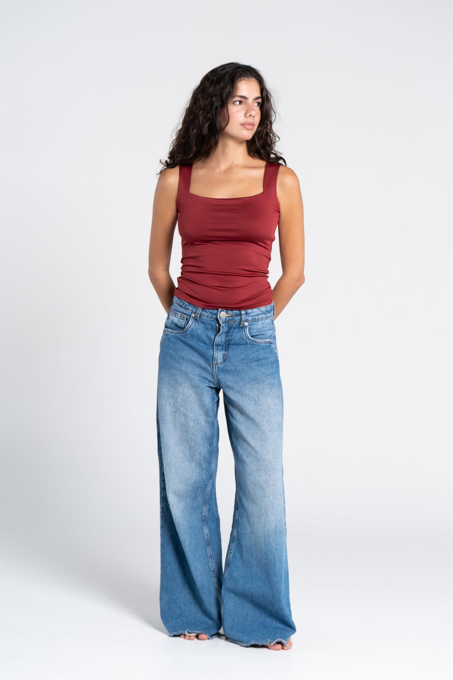 SQUARE NECK TANK TOP