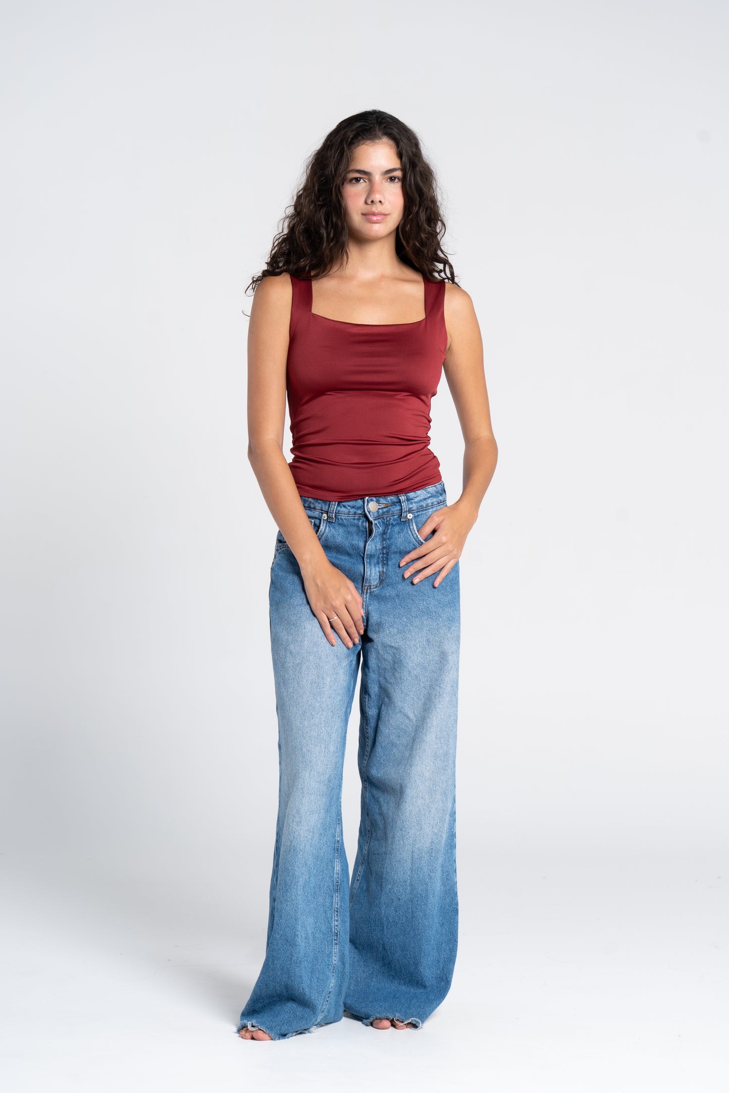 SQUARE NECK TANK TOP