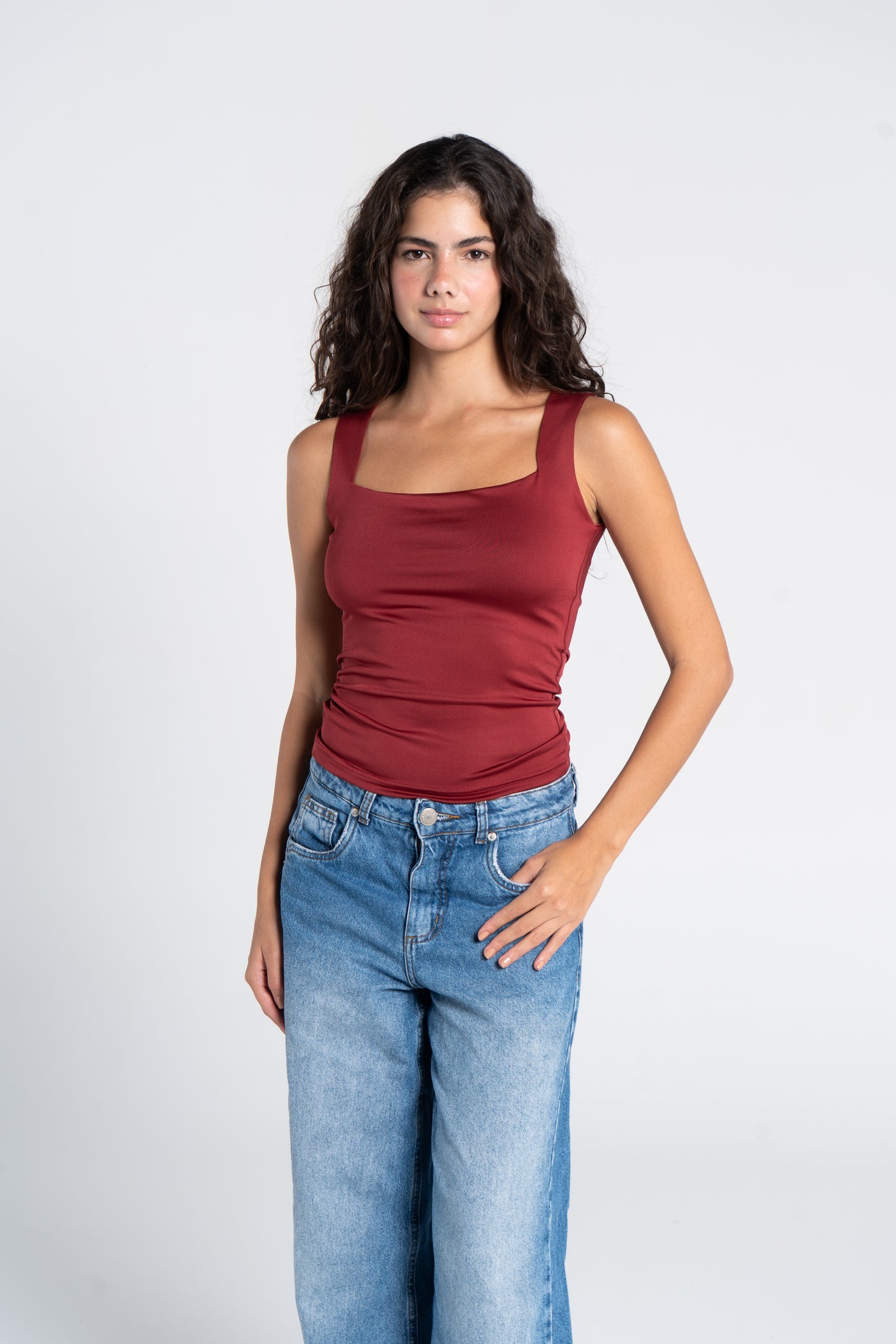 SQUARE NECK TANK TOP
