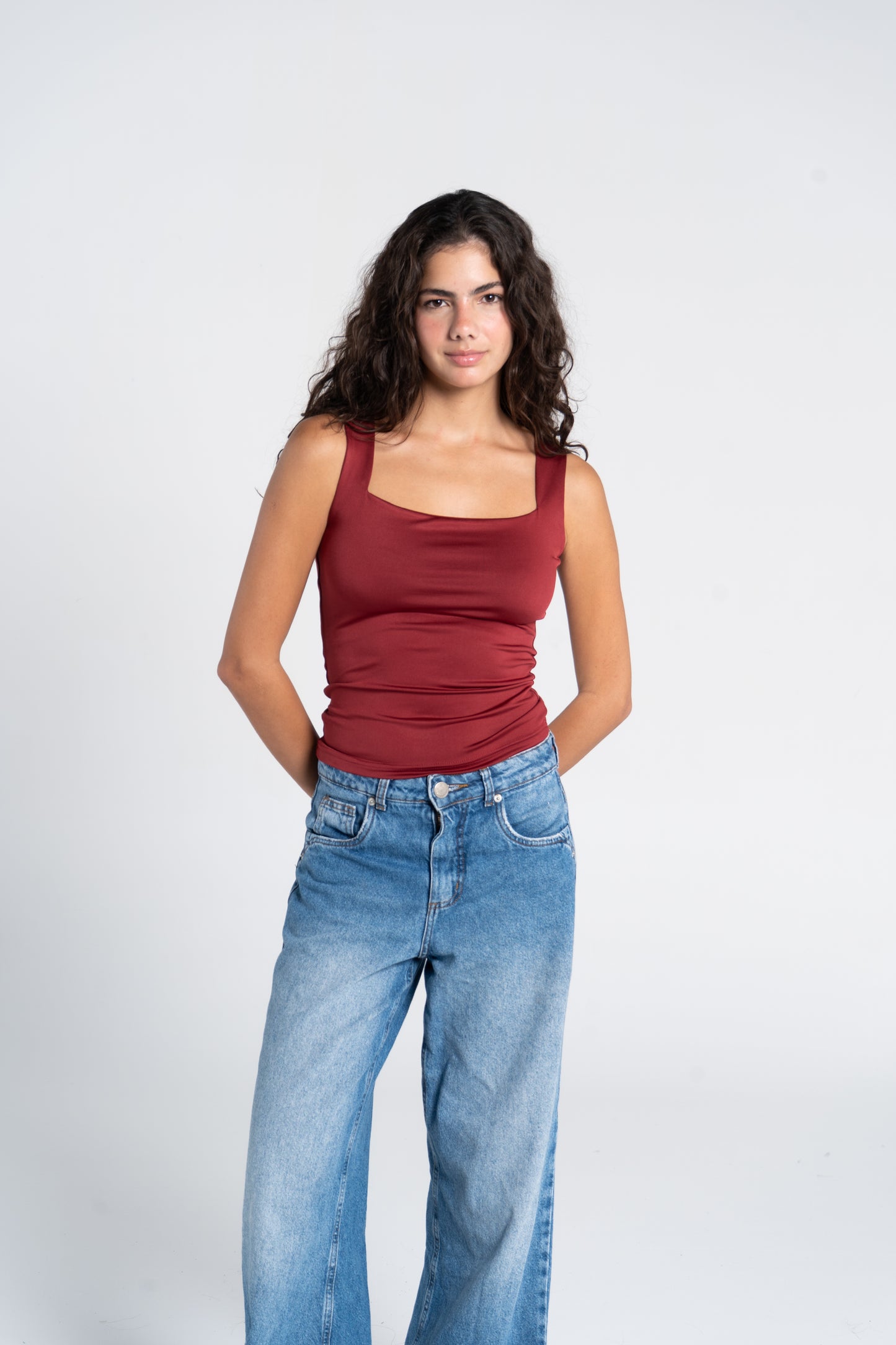 SQUARE NECK TANK TOP