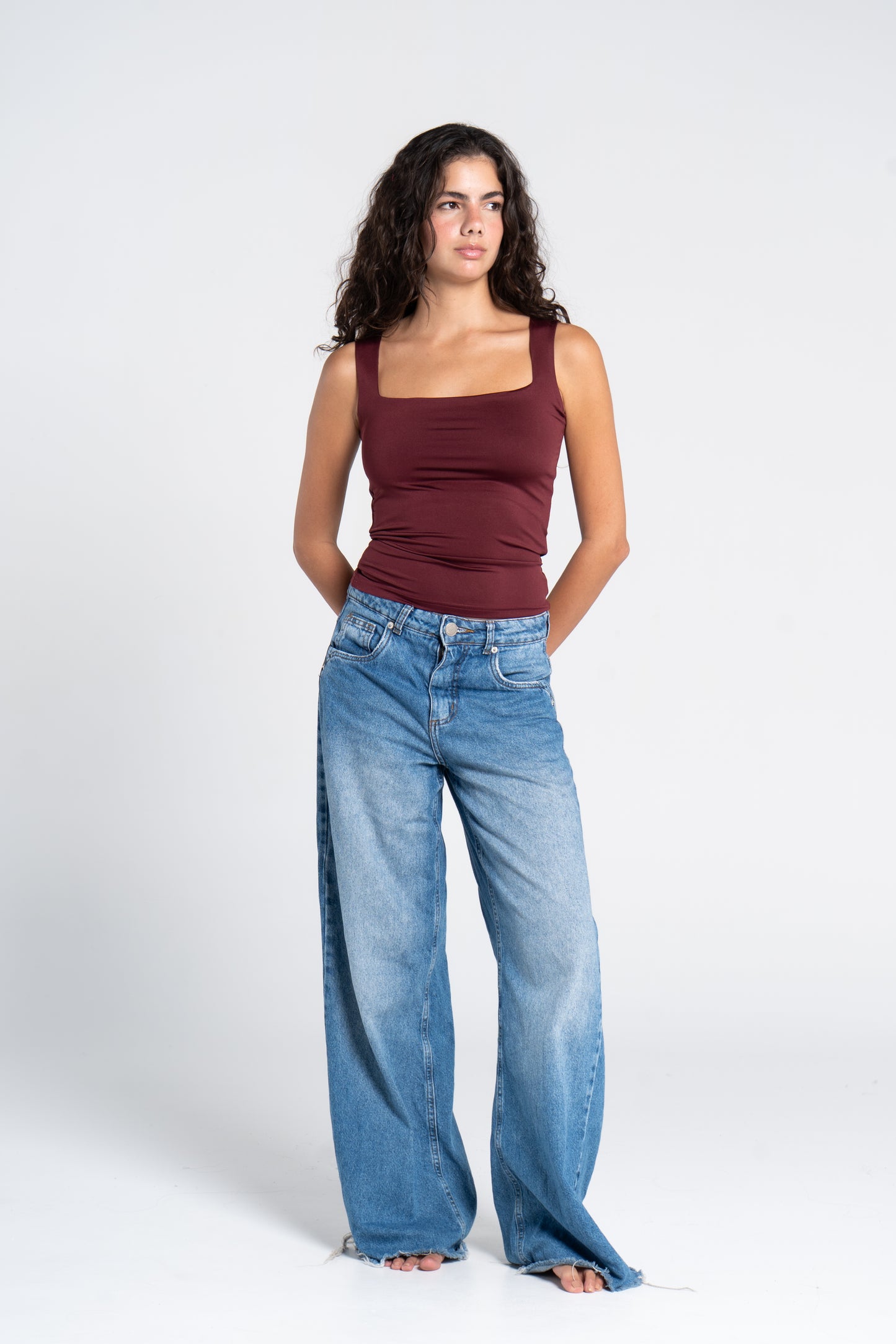 SQUARE NECK TANK TOP