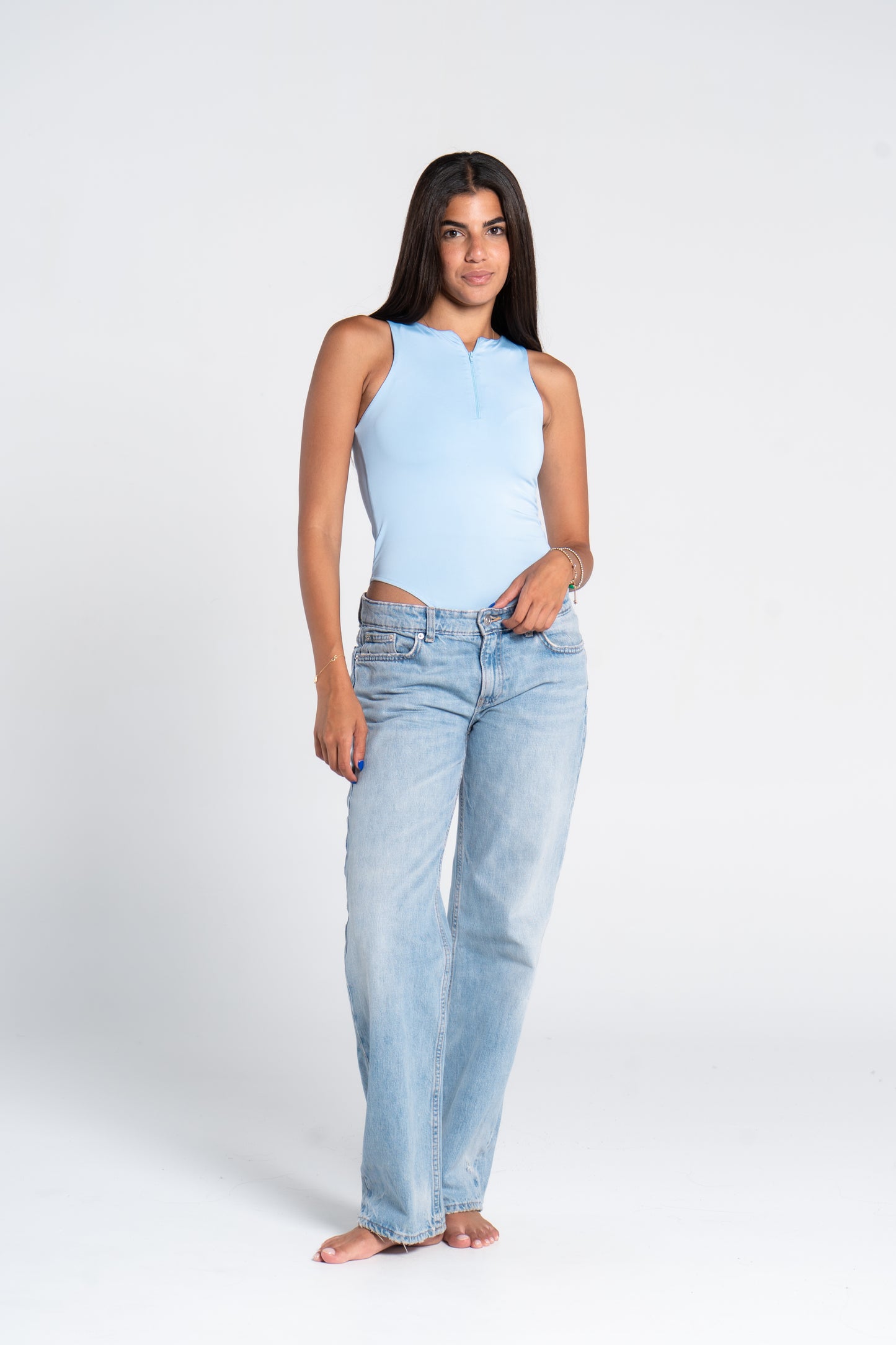 ZIPPER BODYSUIT