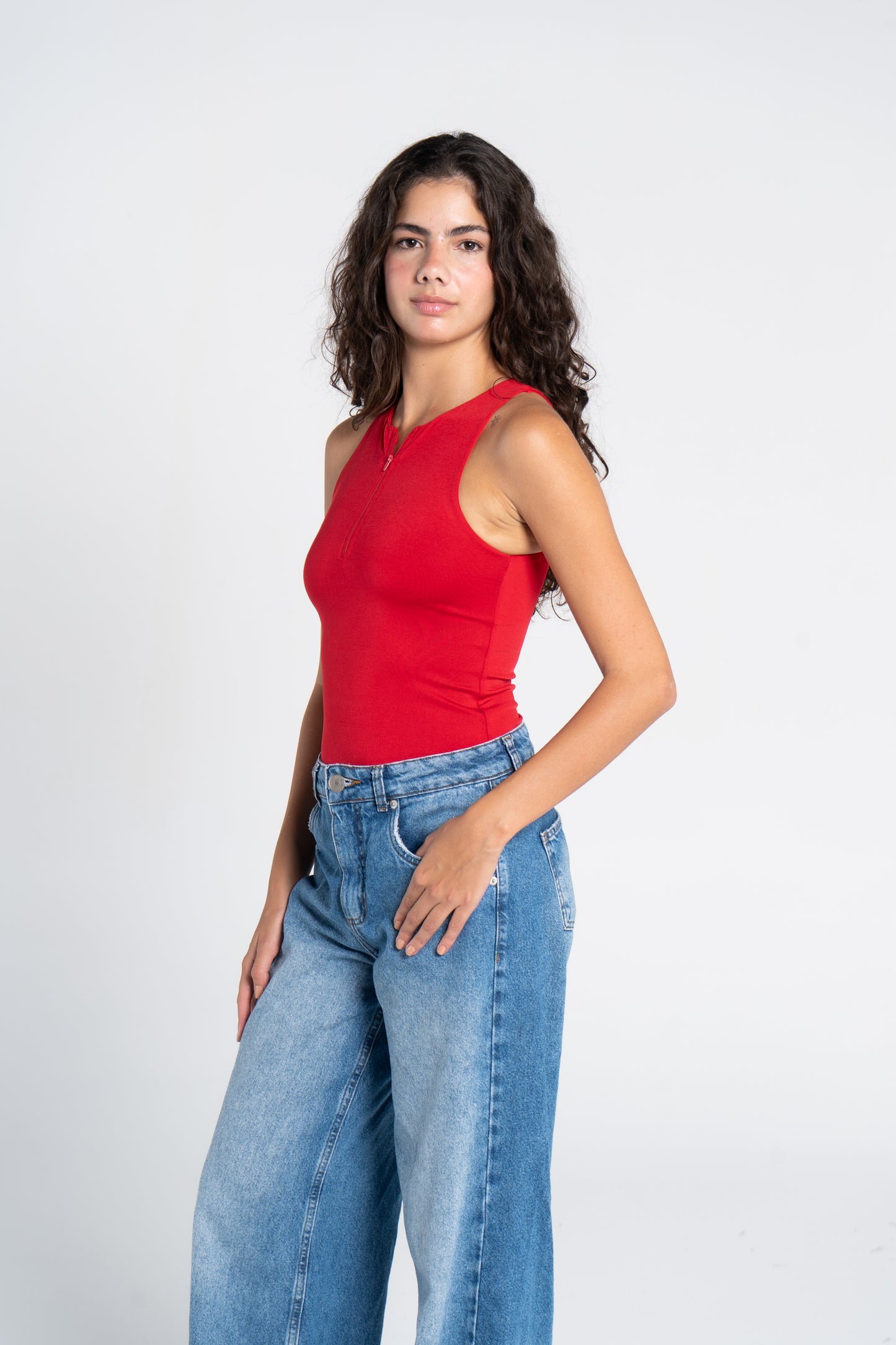ZIPPER BODYSUIT