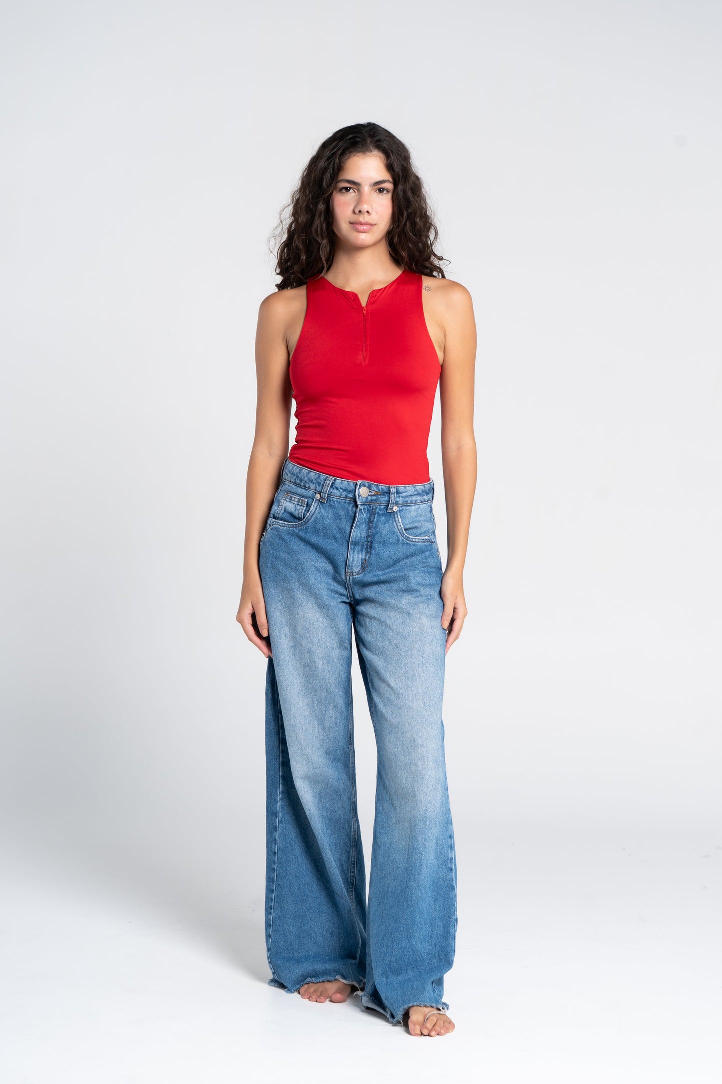 ZIPPER BODYSUIT