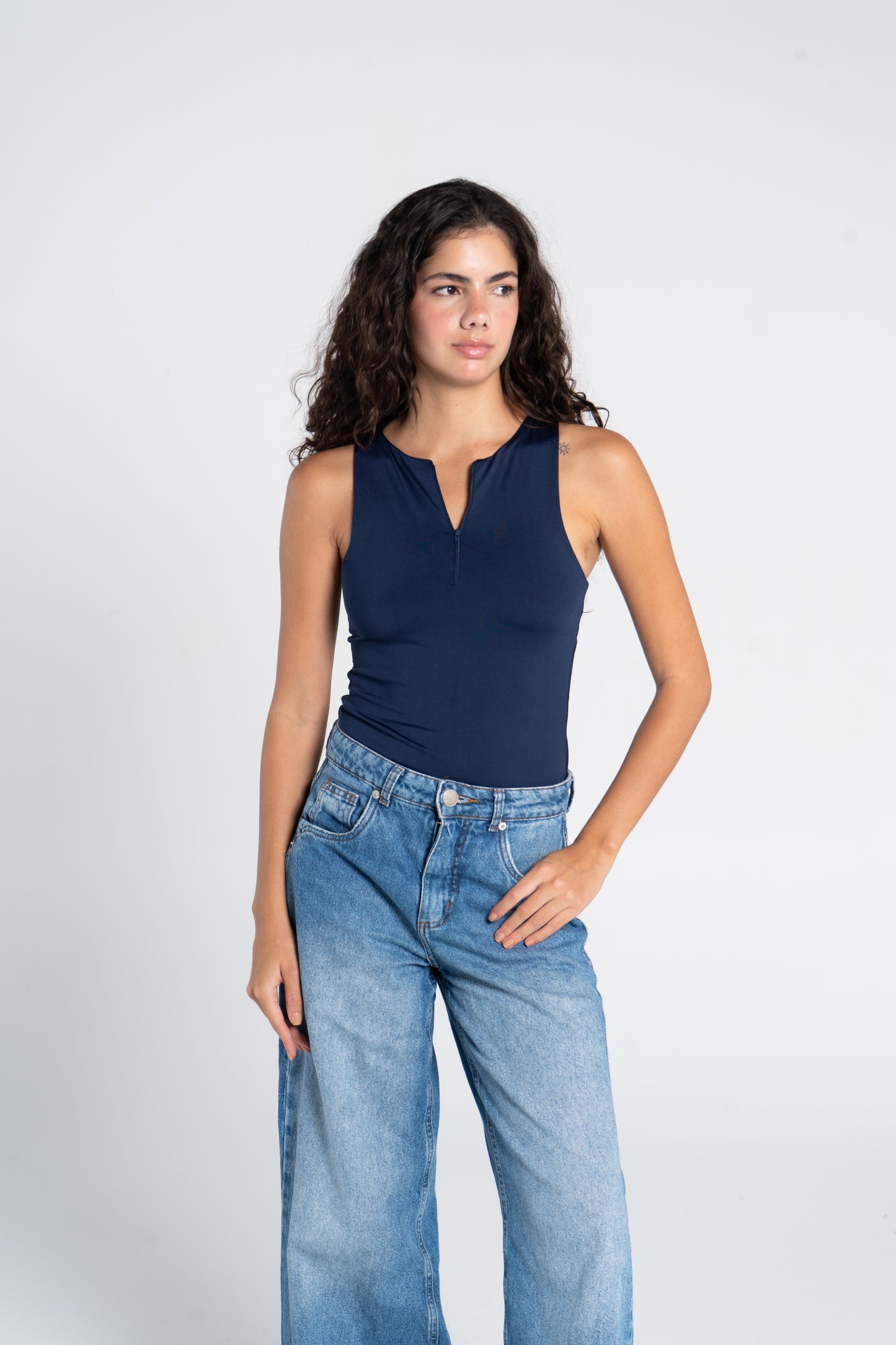 ZIPPER BODYSUIT