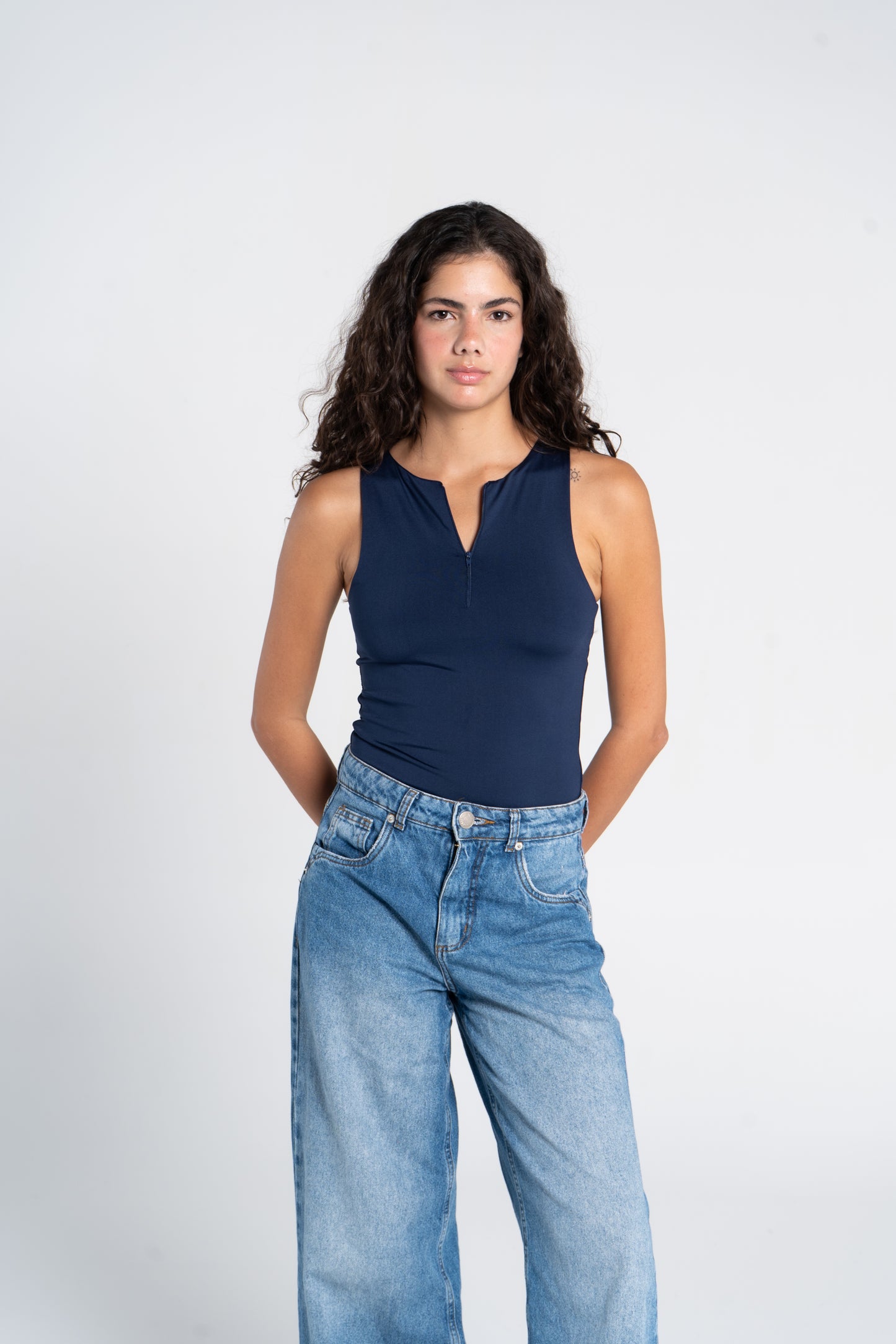 ZIPPER BODYSUIT