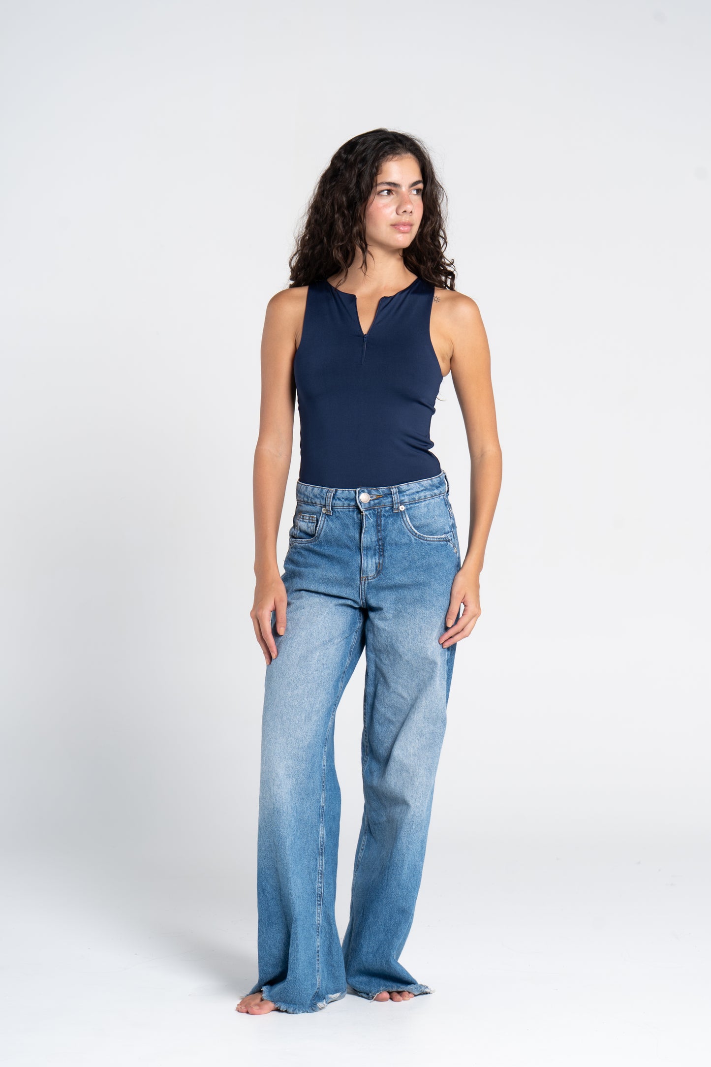ZIPPER BODYSUIT