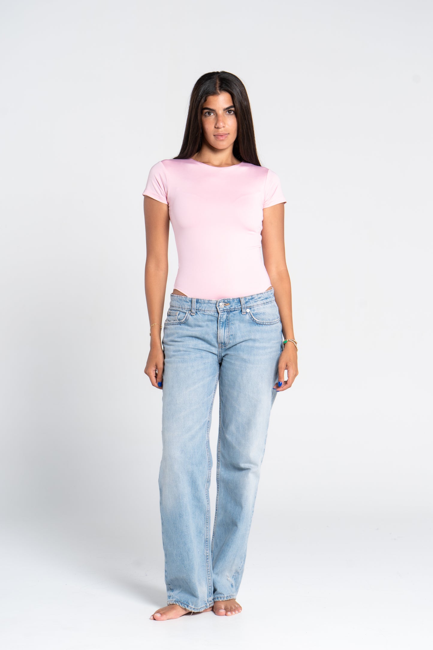 ROUND NECK SHORT SLEEVE BODYSUIT
