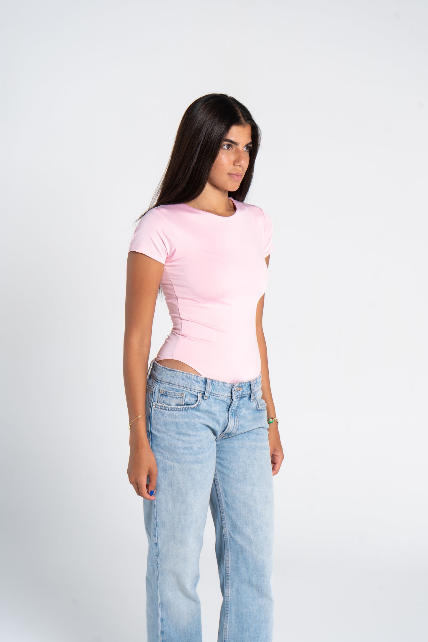 ROUND NECK SHORT SLEEVE BODYSUIT