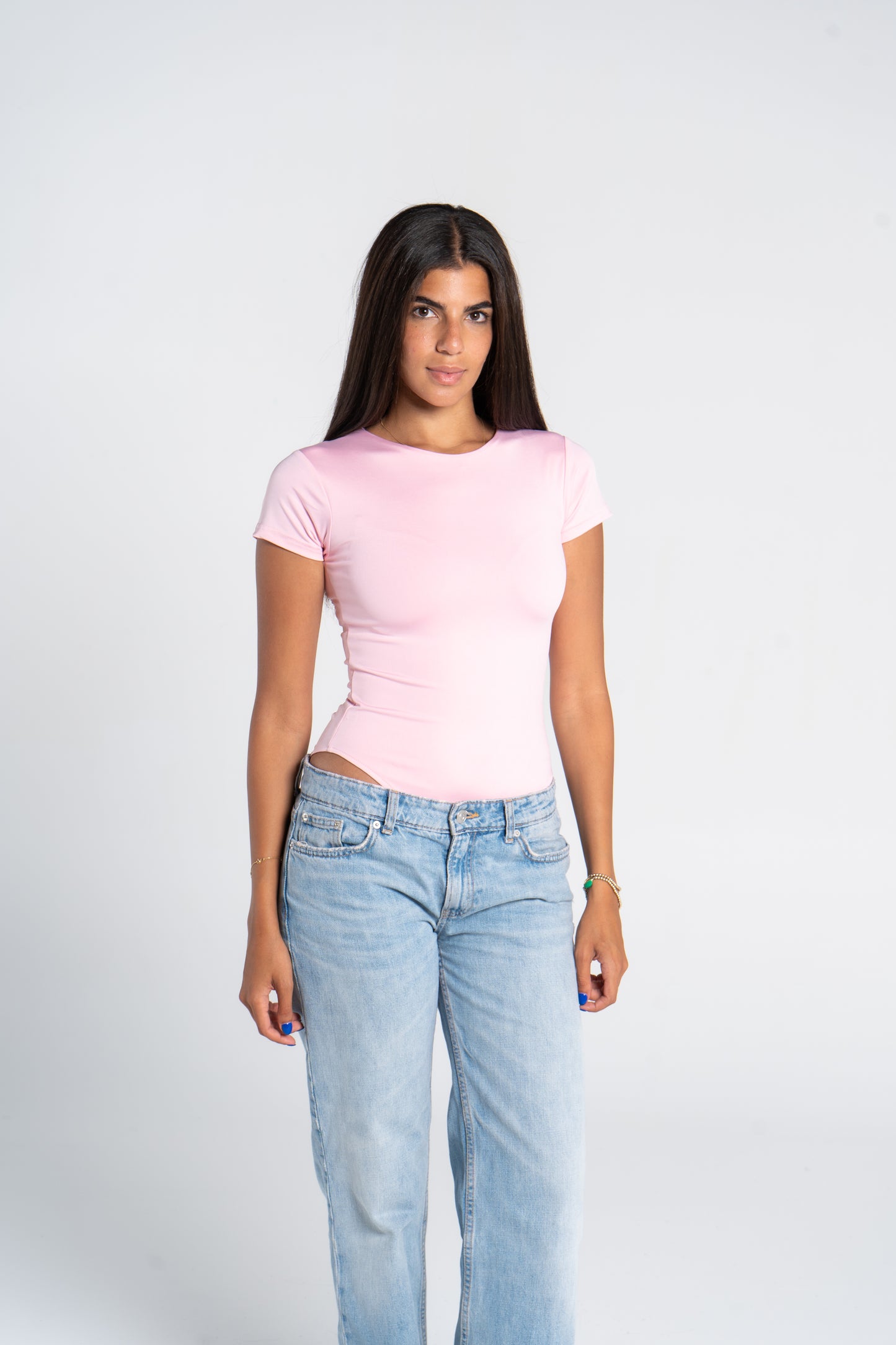 ROUND NECK SHORT SLEEVE BODYSUIT