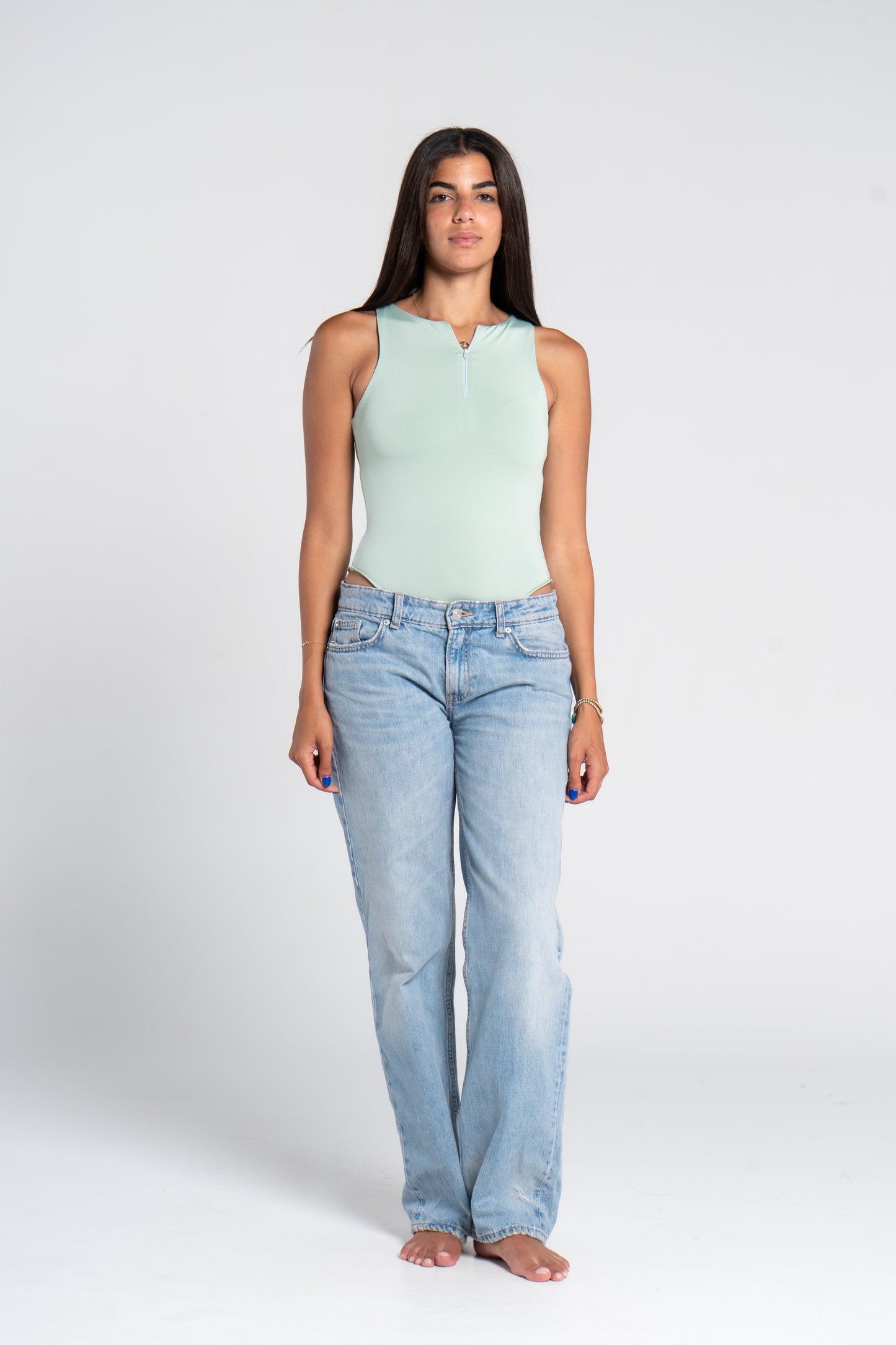 ZIPPER BODYSUIT