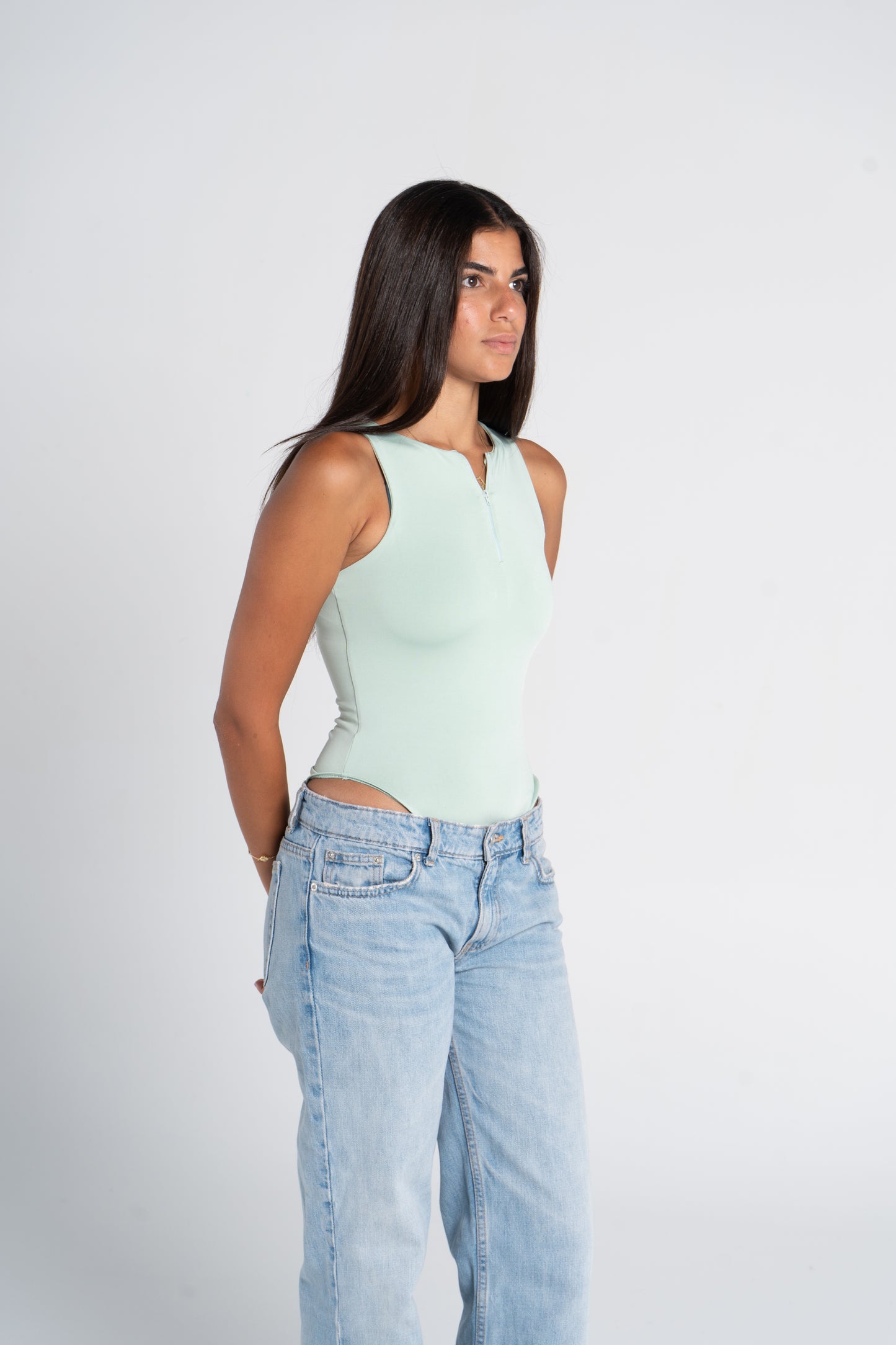 ZIPPER BODYSUIT