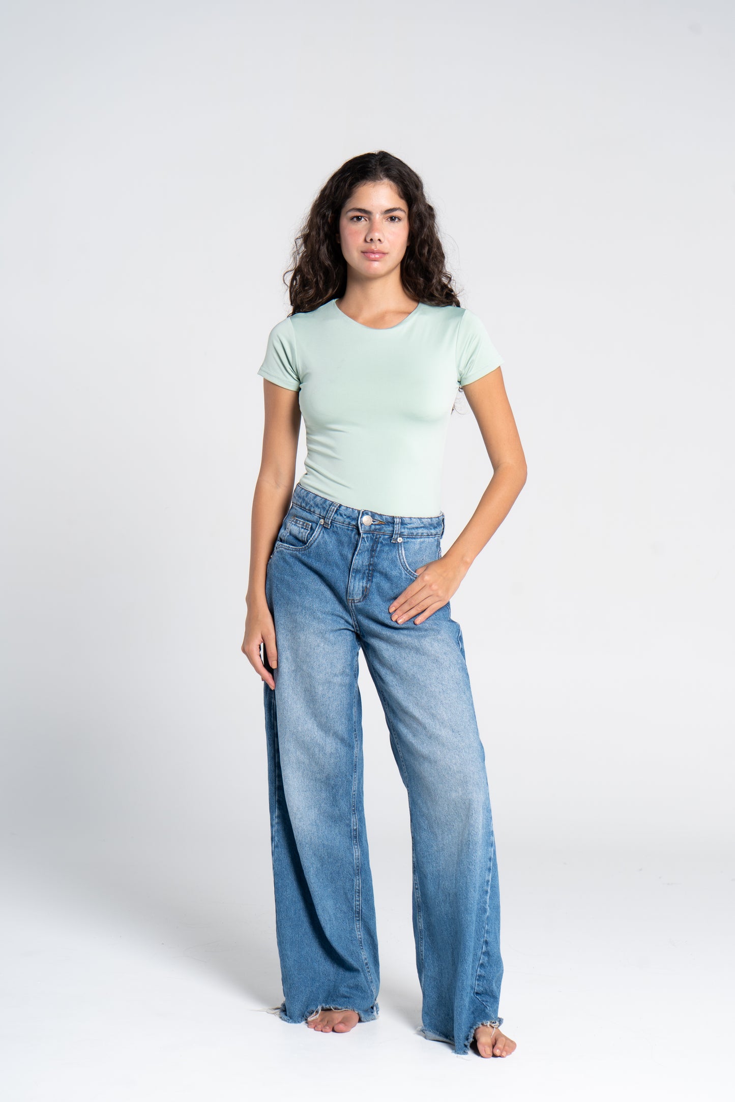ROUND NECK SHORT SLEEVE BODYSUIT