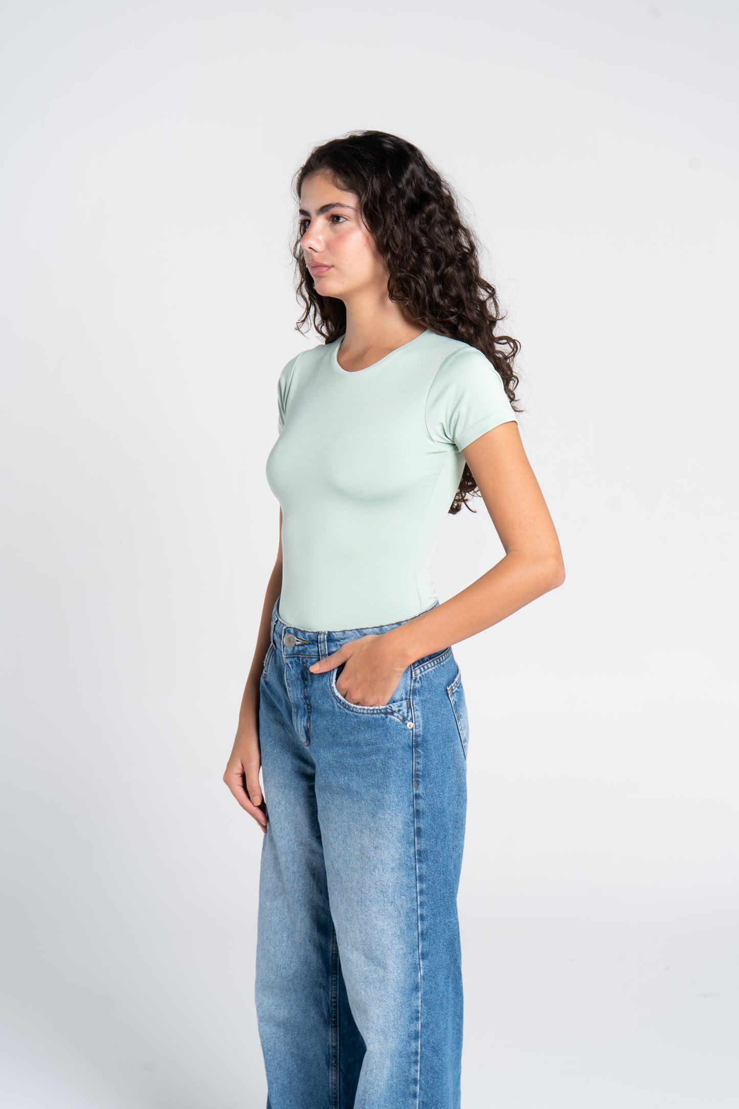 ROUND NECK SHORT SLEEVE BODYSUIT