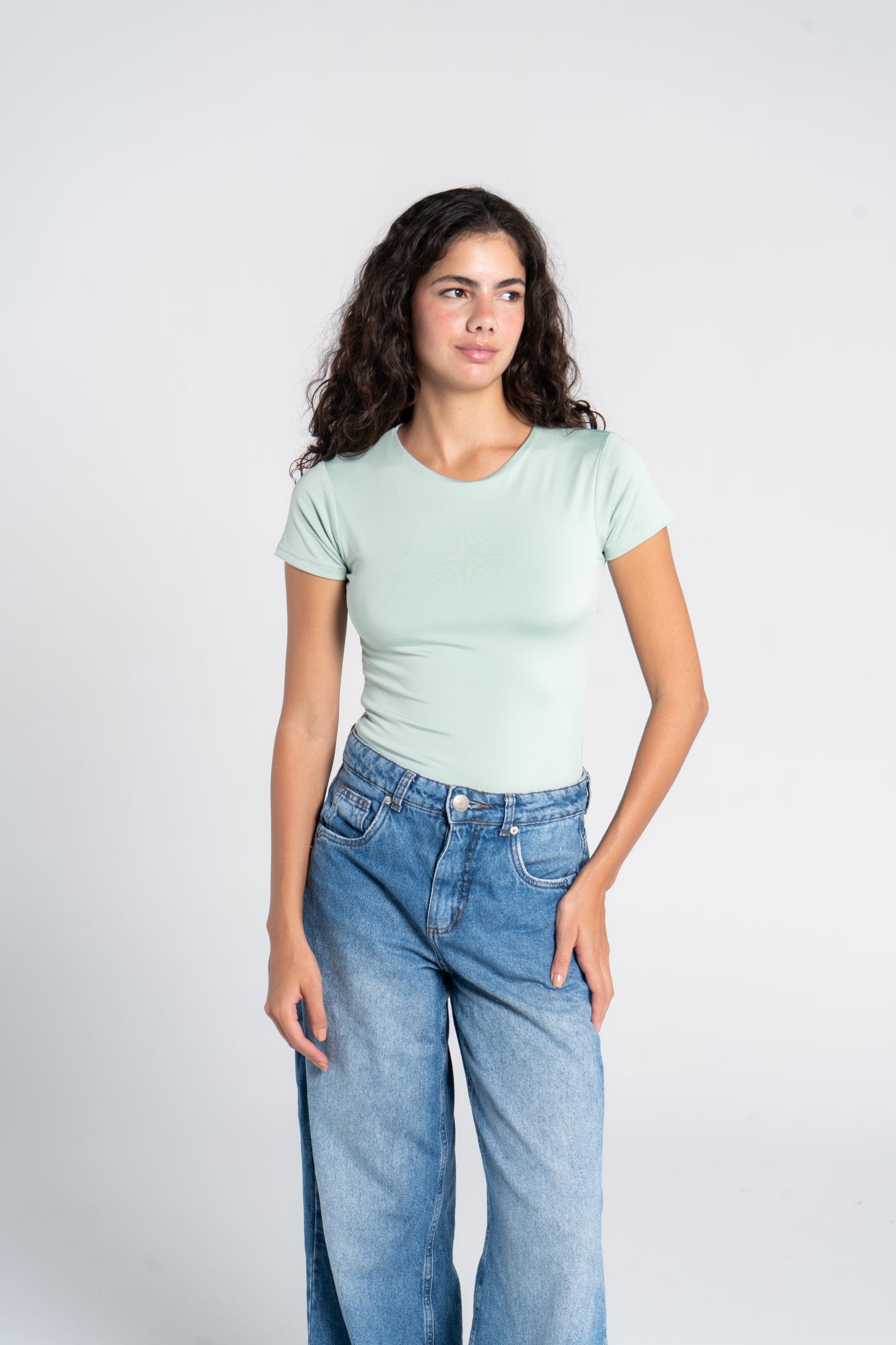 ROUND NECK SHORT SLEEVE BODYSUIT