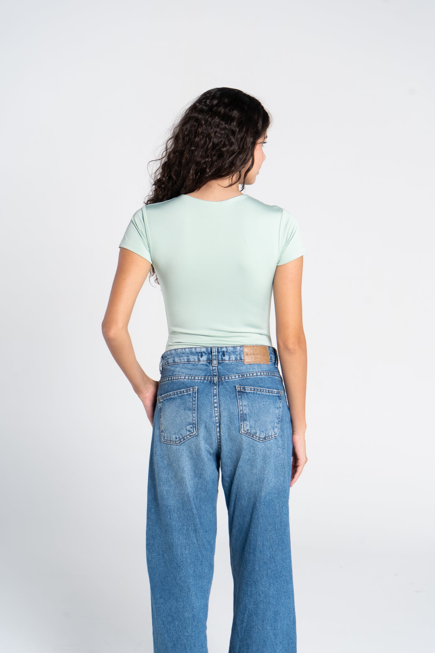 ROUND NECK SHORT SLEEVE BODYSUIT