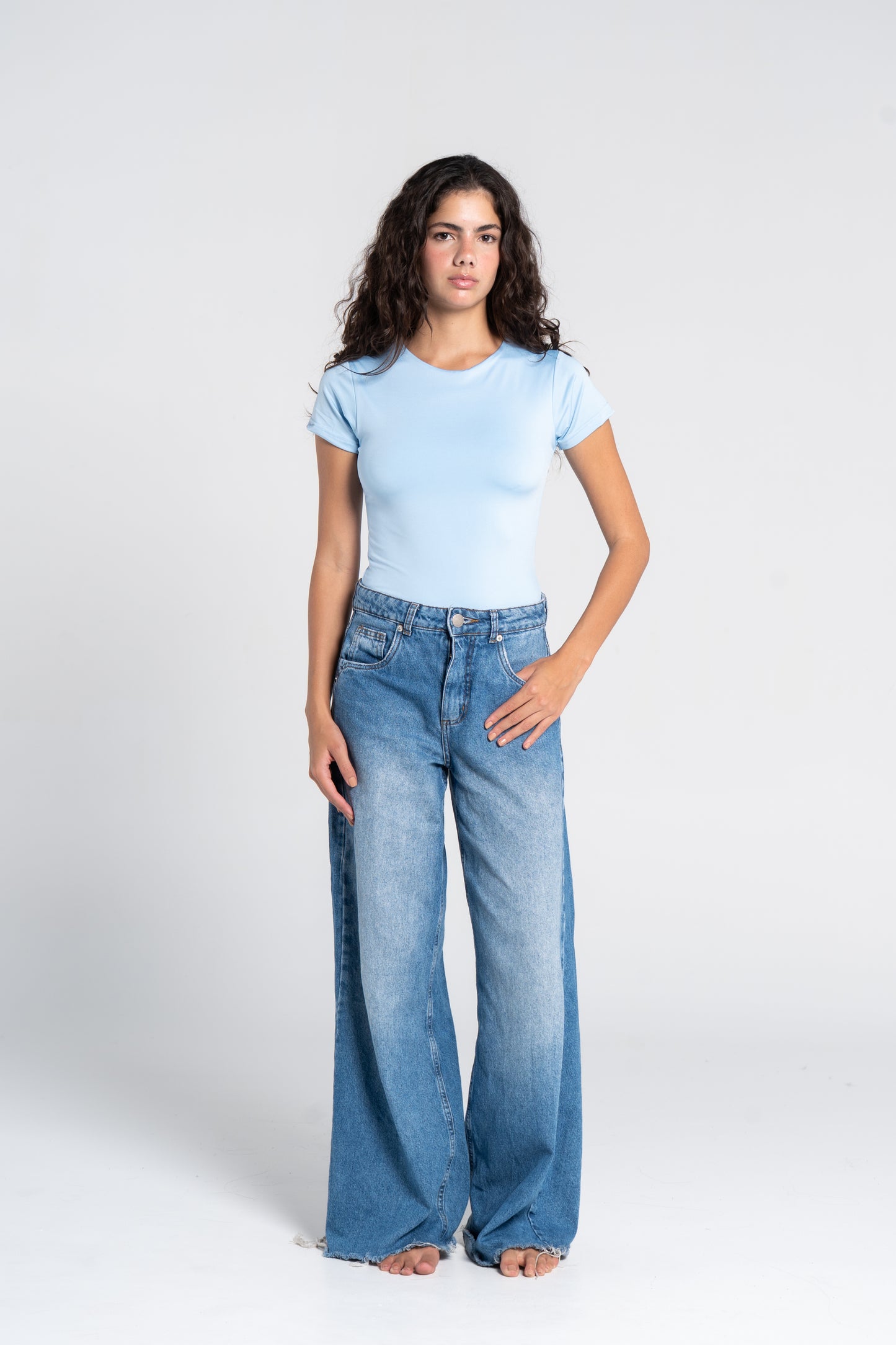 ROUND NECK SHORT SLEEVE BODYSUIT