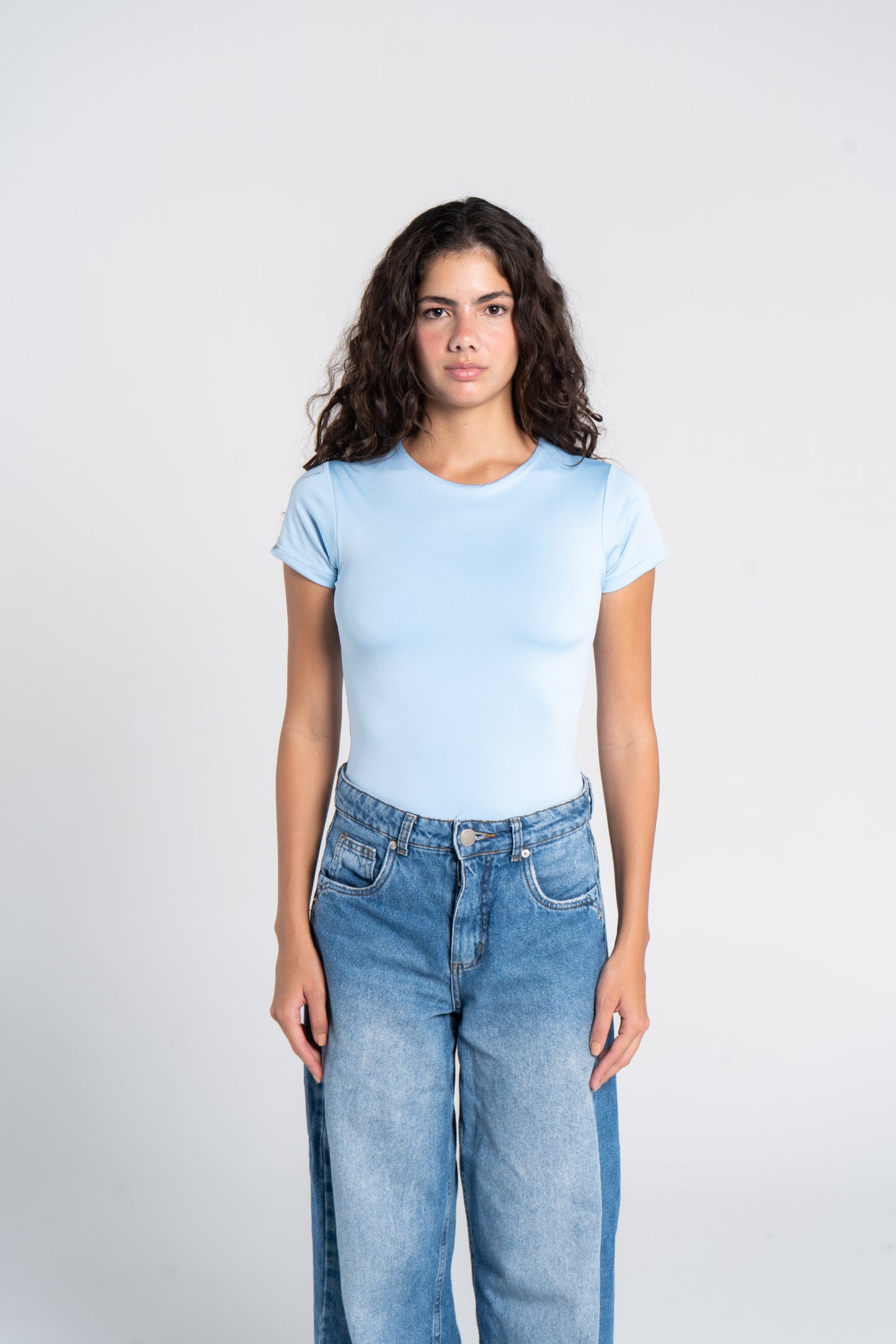 ROUND NECK SHORT SLEEVE BODYSUIT