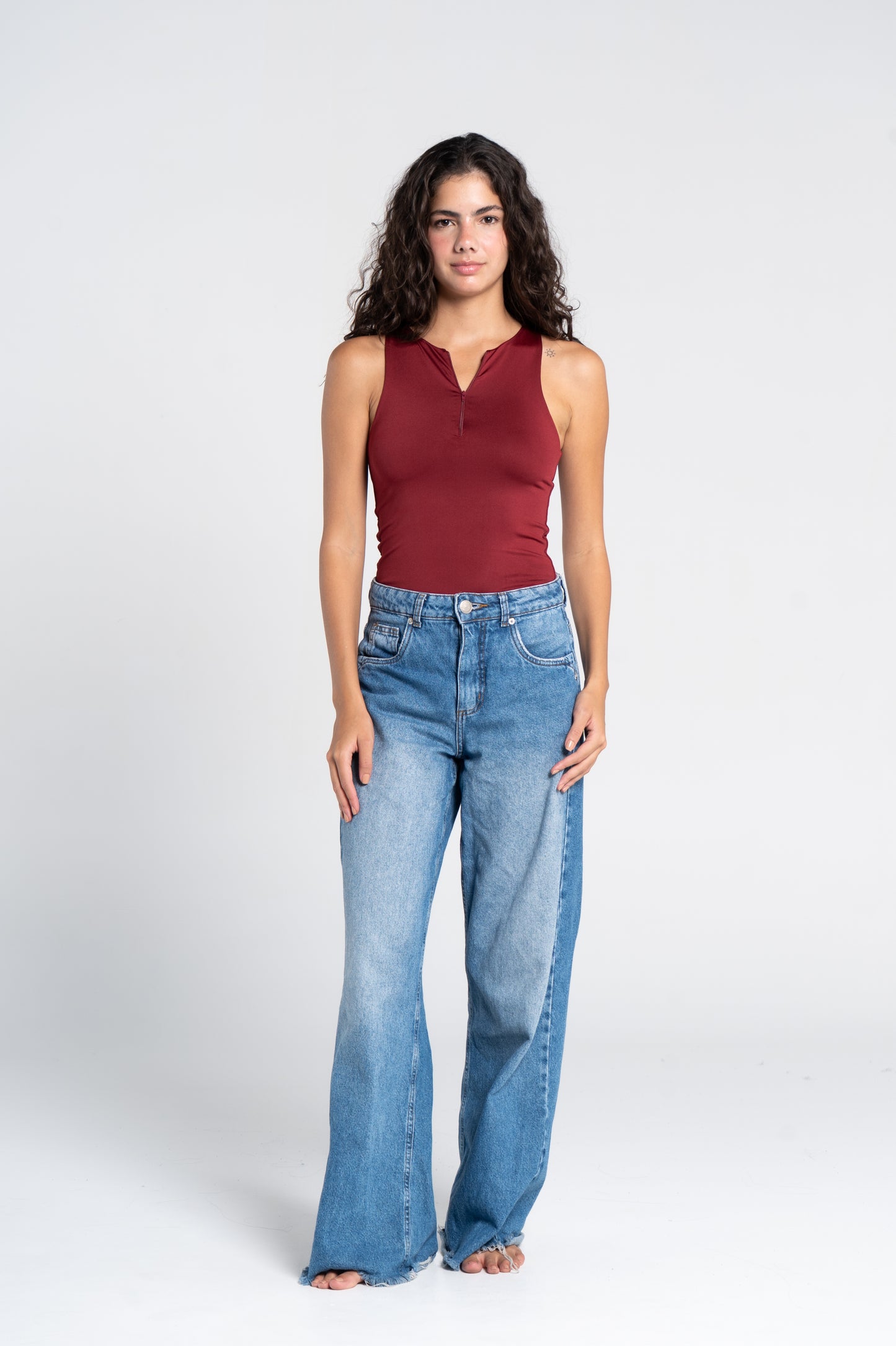ZIPPER BODYSUIT