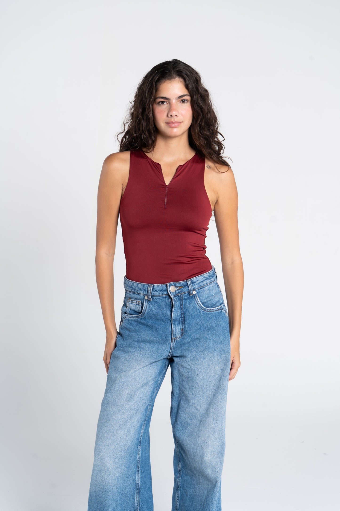 ZIPPER BODYSUIT