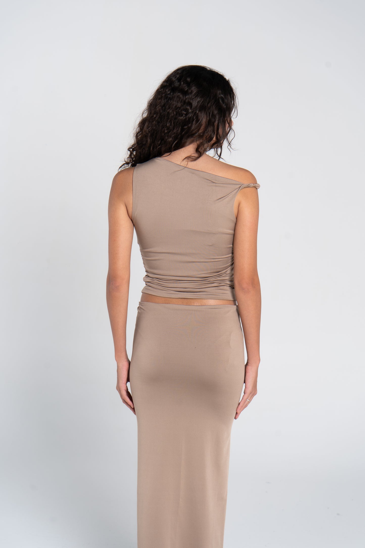 RUSHED TWISTED TOP