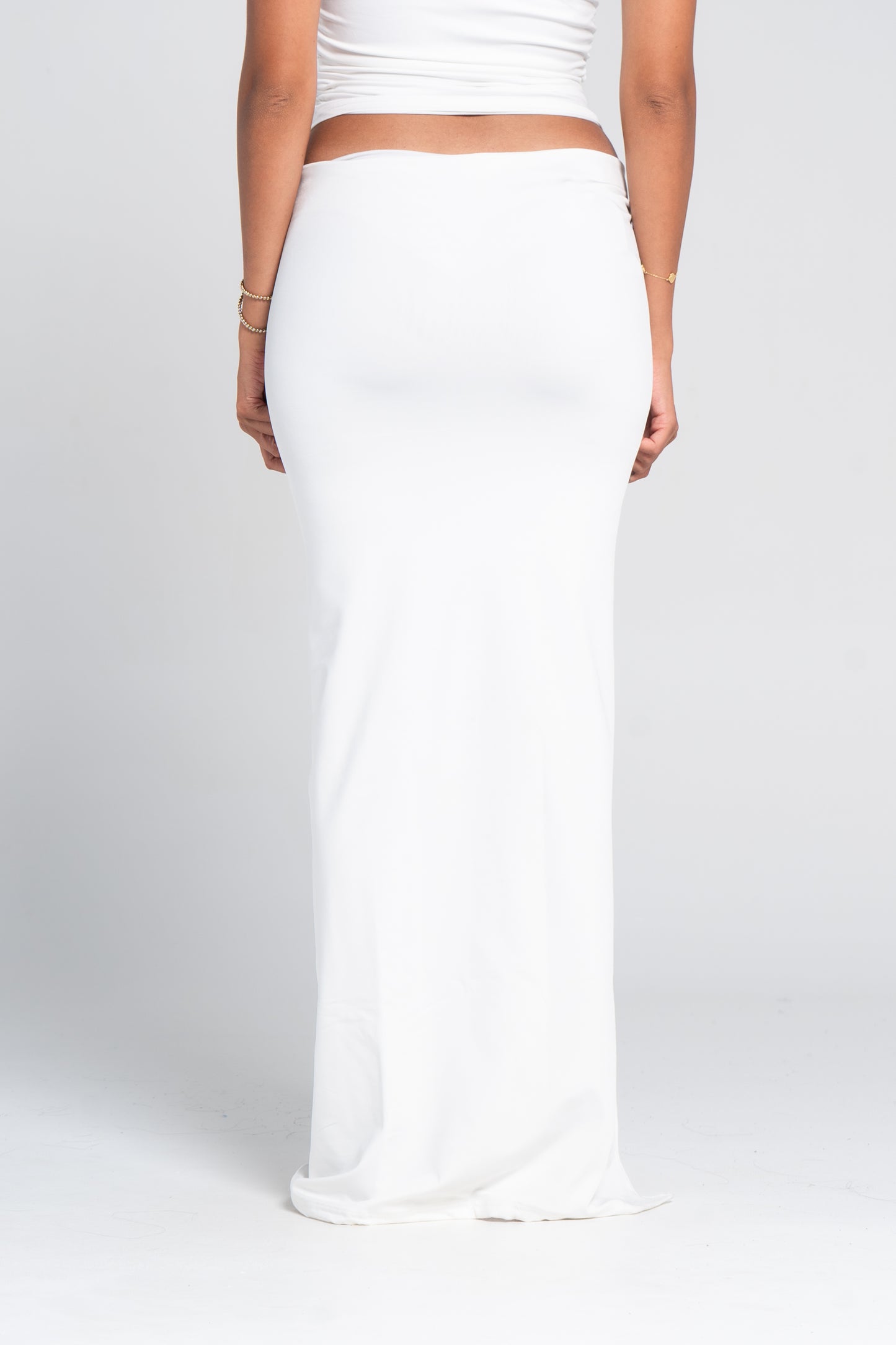 RUSHED SKIRT