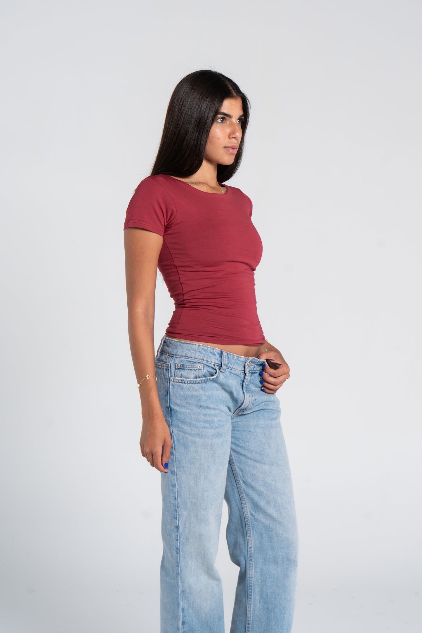 COTTON ROUND NECK SHORT SLEEVE