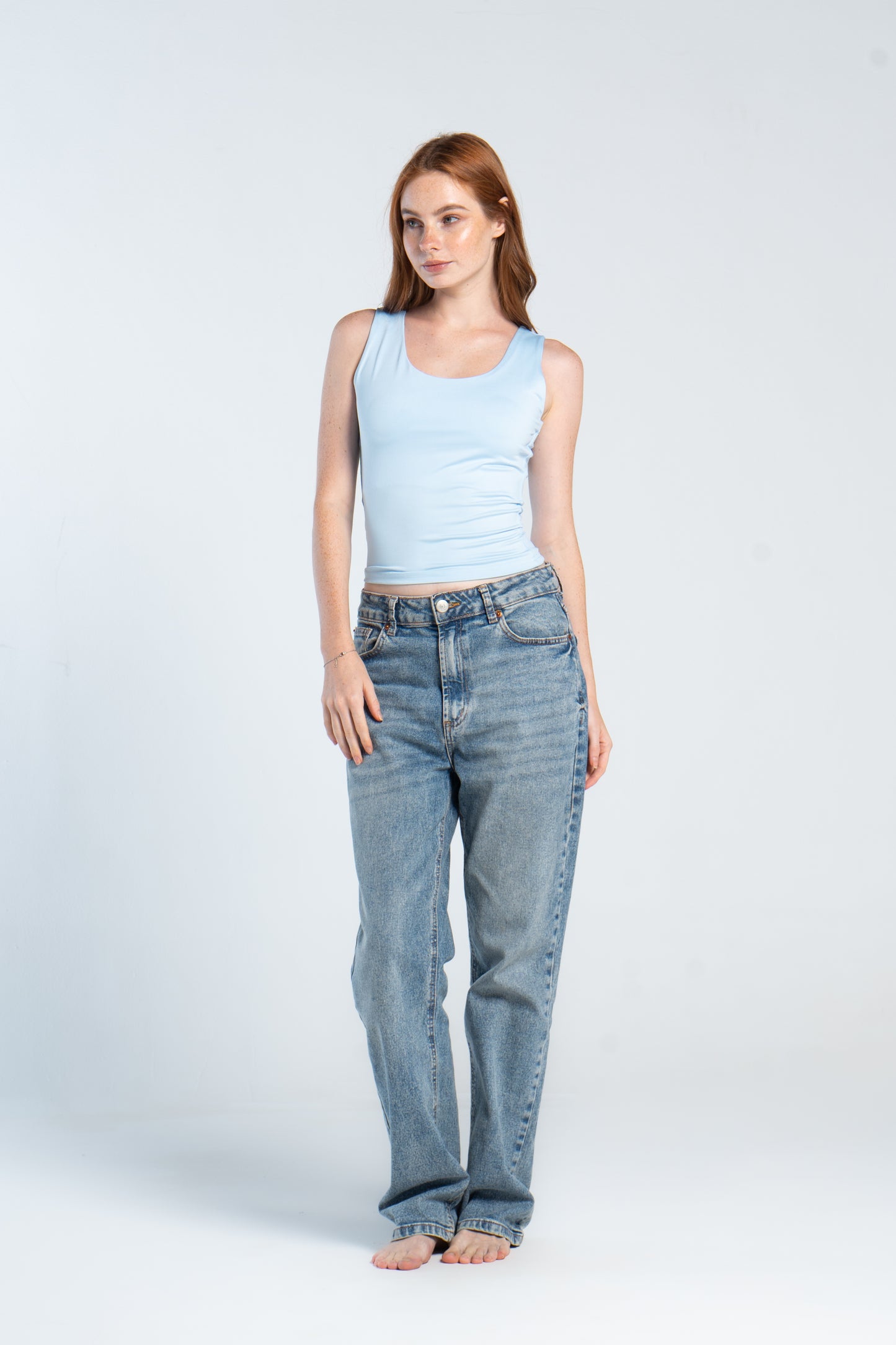 TANK TOP WIDE NECK ( COLORS )