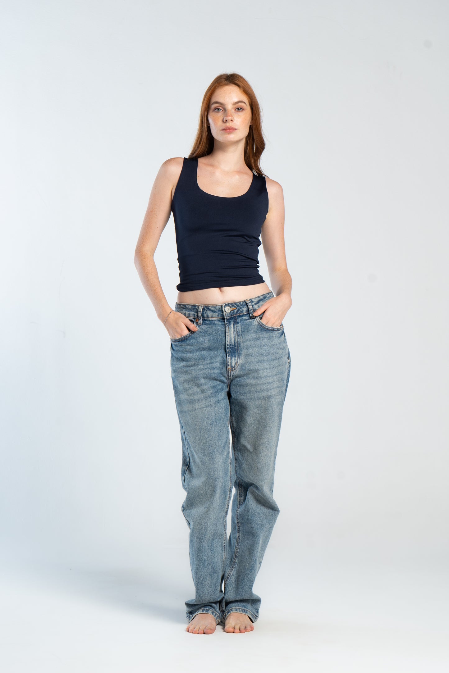 TANK TOP WIDE NECK ( COLORS )