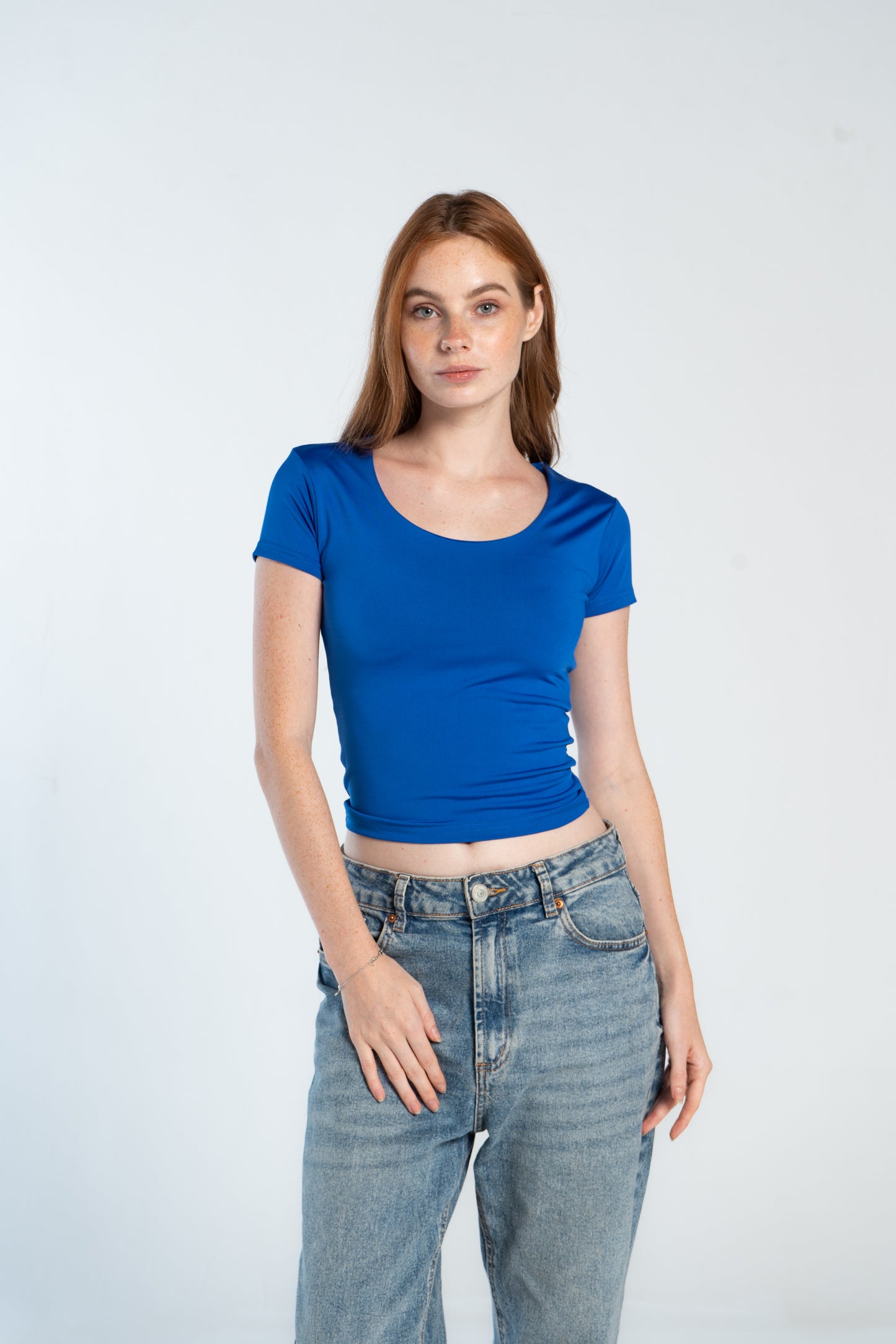 WIDE NECK SHORT SLEEVE            ( COLORS )