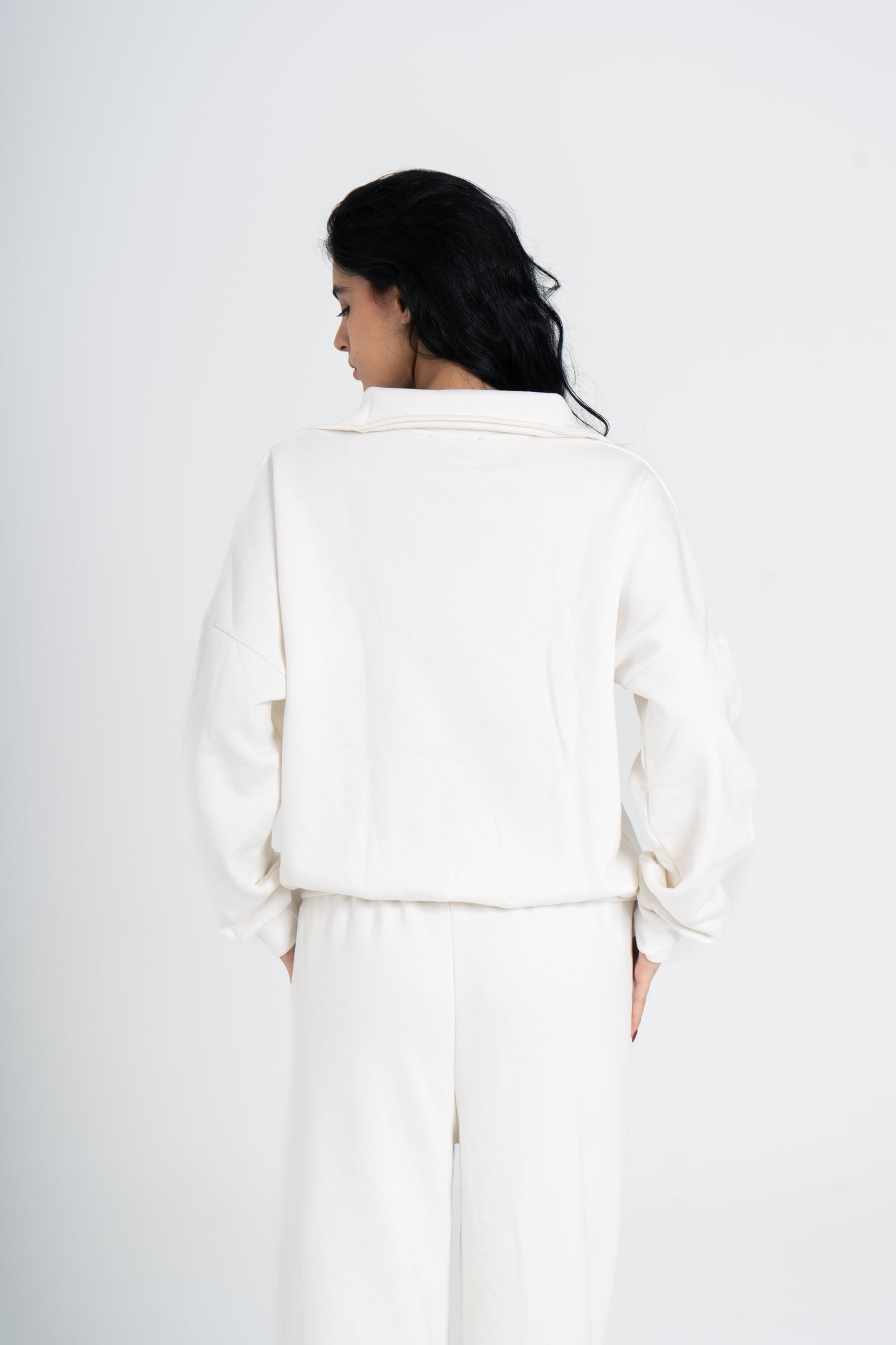 (EXTRA) HIGH NECK ZIPPER SWEAT SHIRT