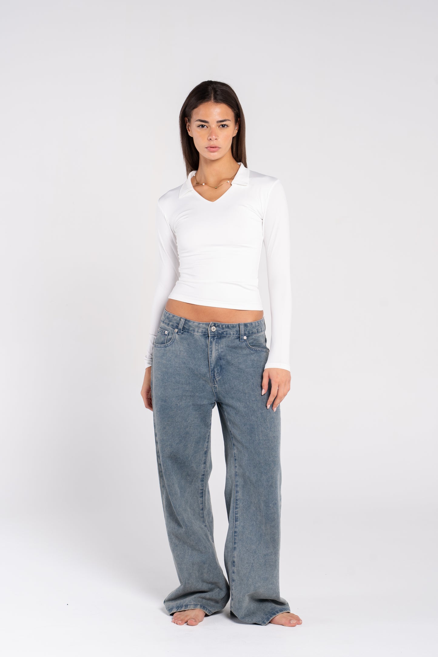 V POLO LONG SLEEVE