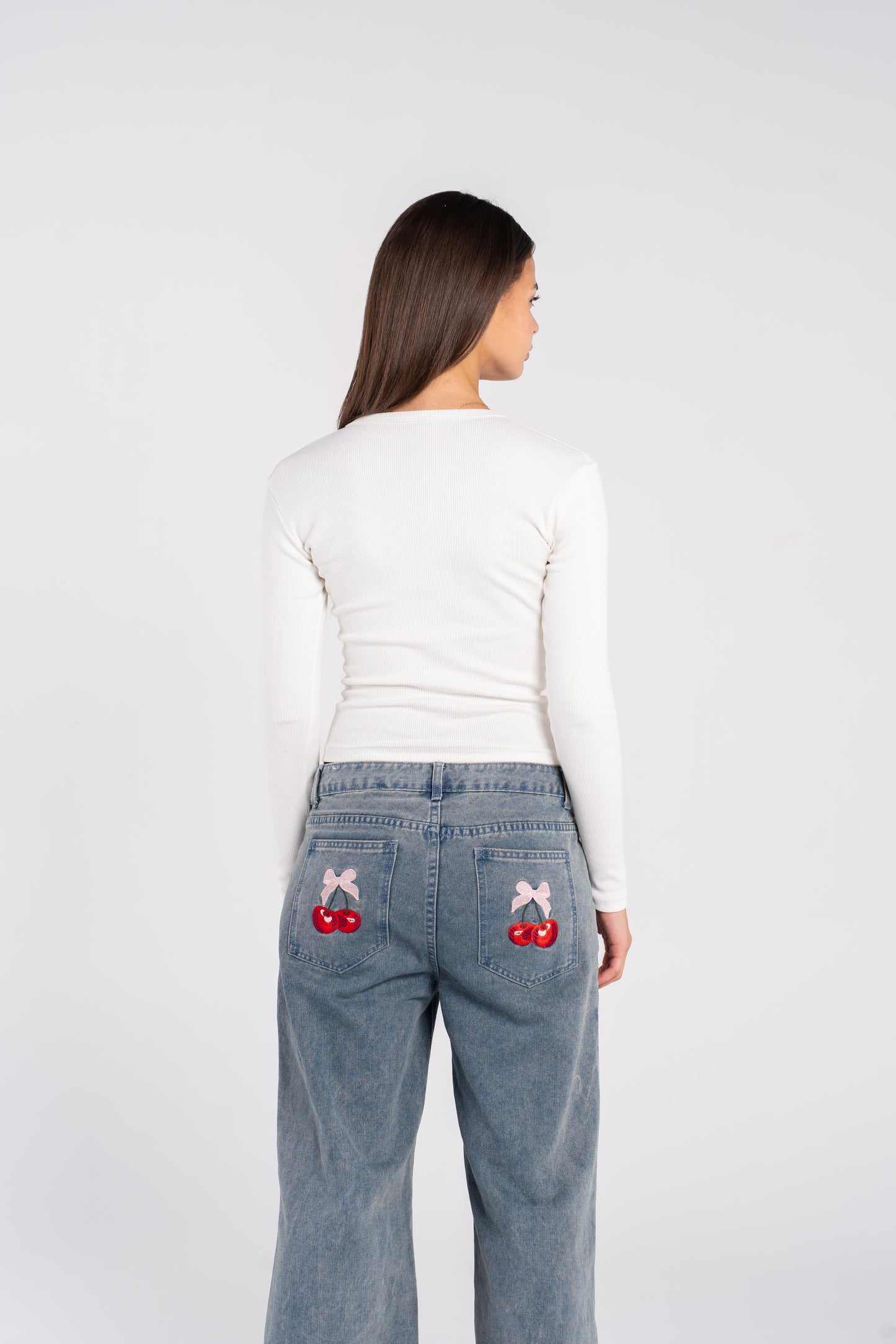 RIBBED ROUND NECK LONG SLEEVE