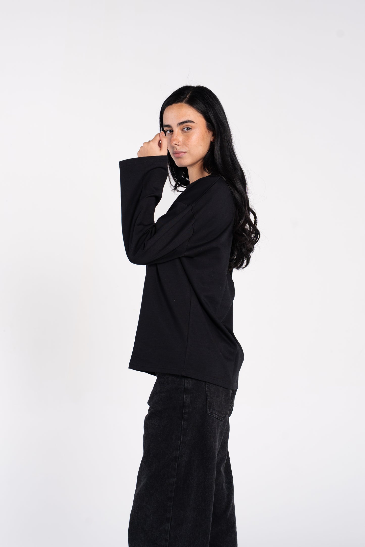 OVERSIZED LONG SLEEVE TOP