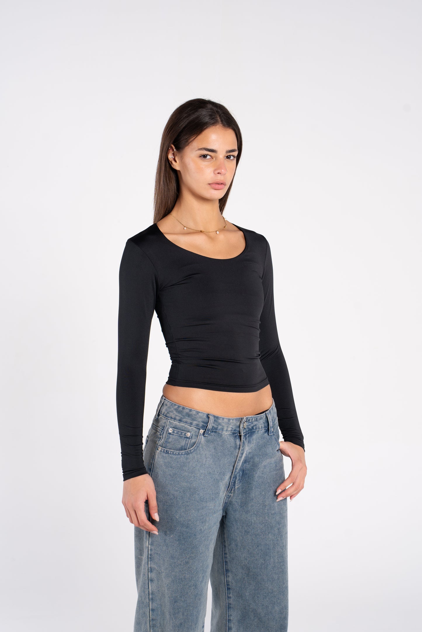WIDE NECK LONG SLEEVE
