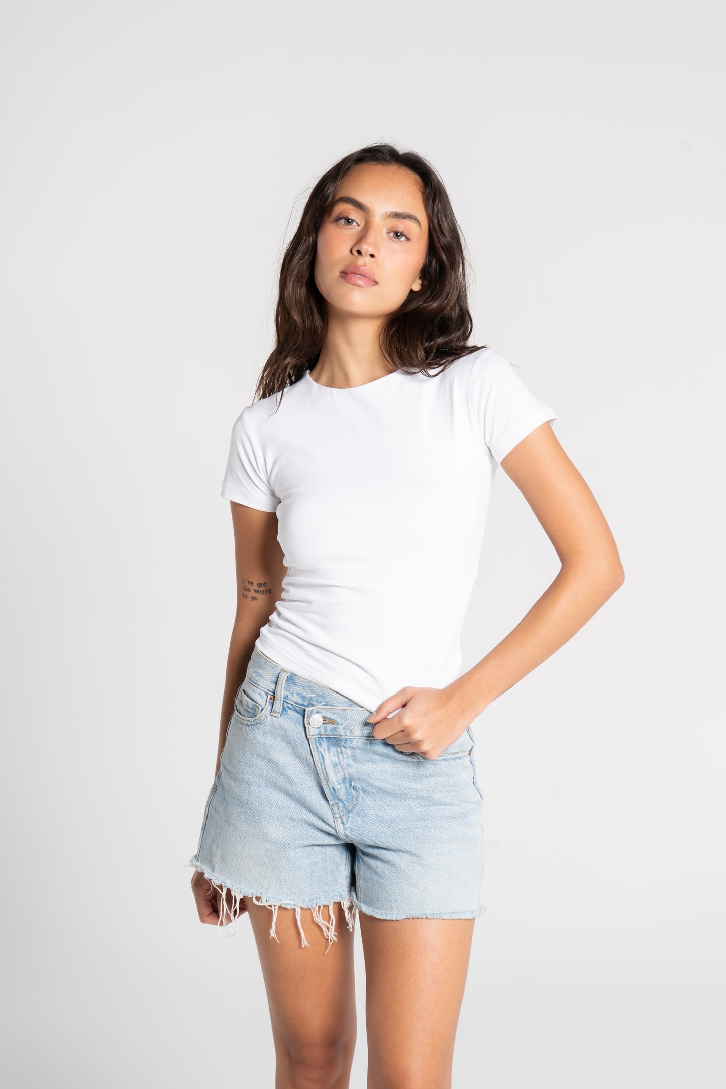 COTTON ROUND NECK SHORT SLEEVE