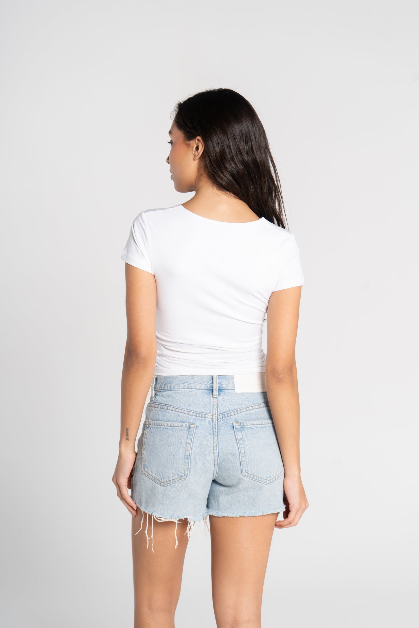 COTTON WIDE NECK SHORT SLEEVE