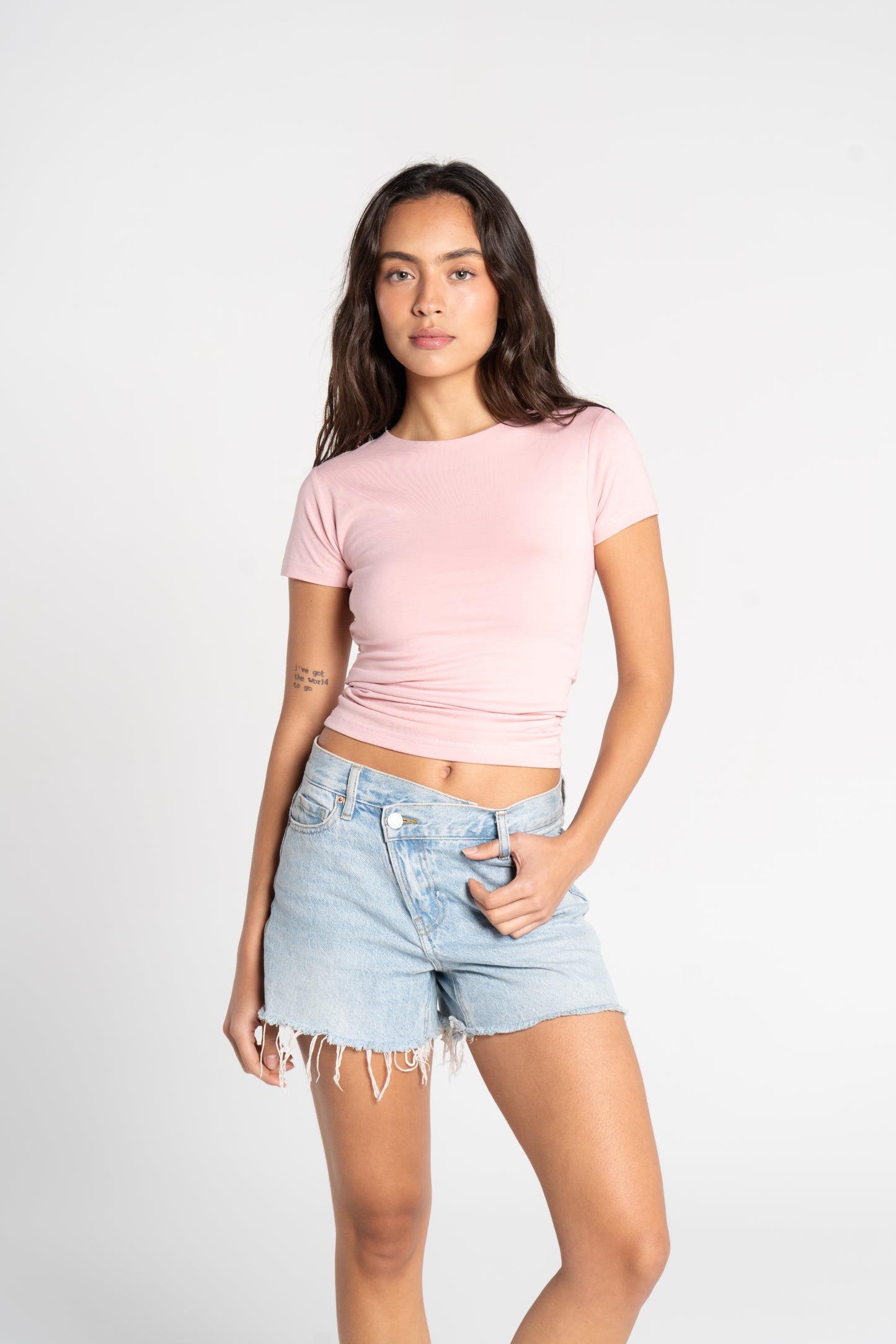 COTTON ROUND NECK SHORT SLEEVE
