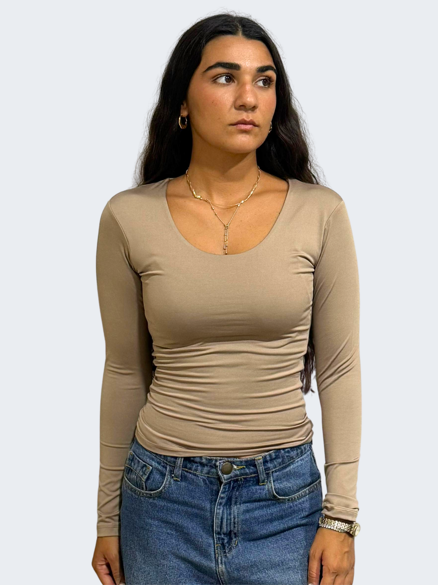 WIDE NECK LONG SLEEVE