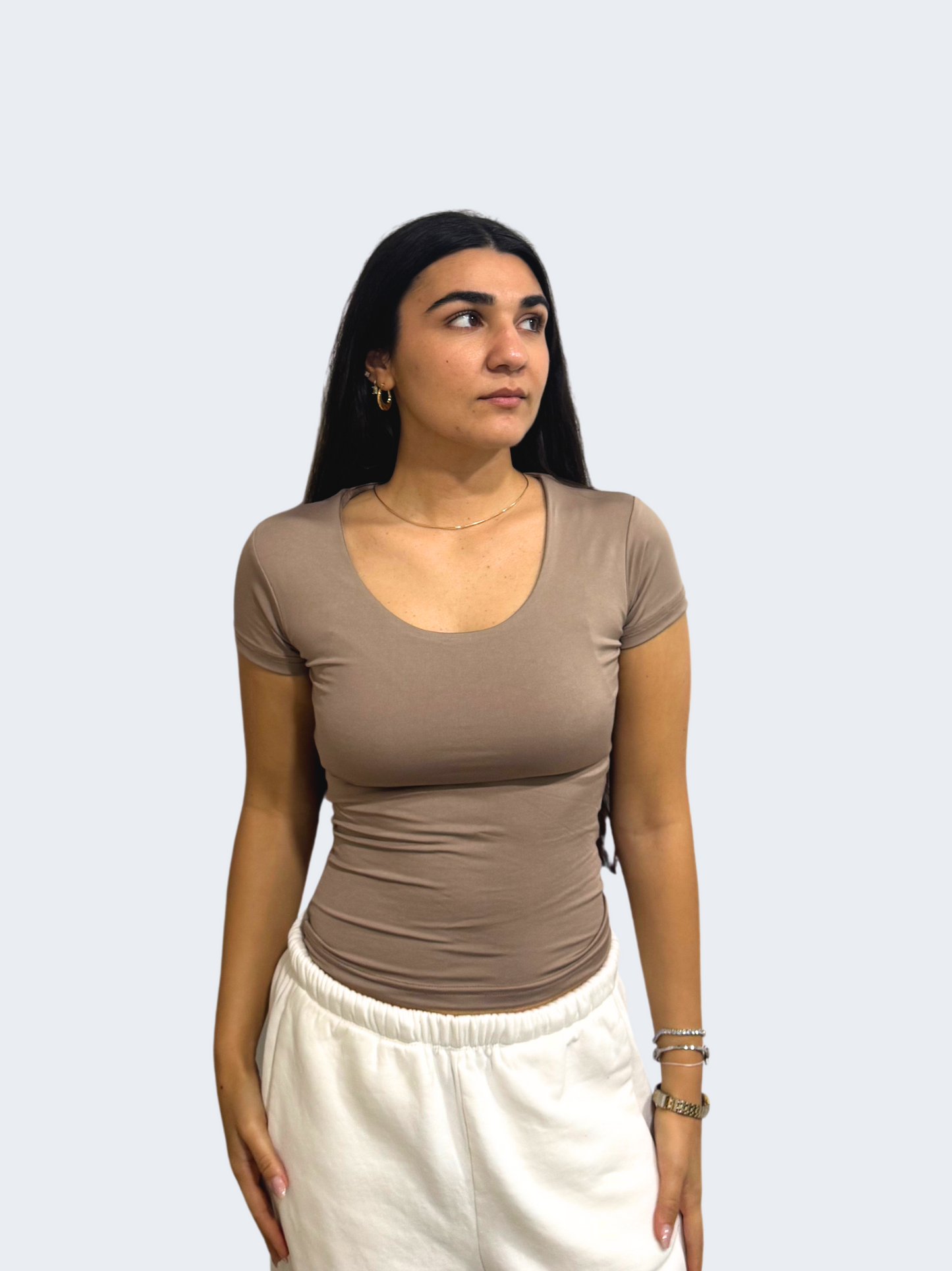 WIDE NECK SHORT SLEEVE ( COLORS )
