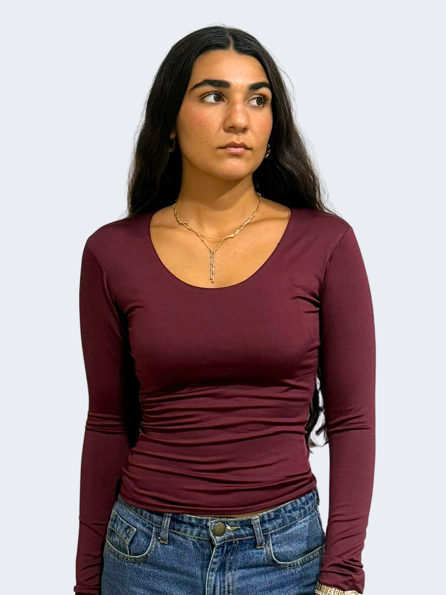 WIDE NECK LONG SLEEVE