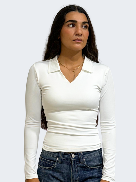 V POLO LONG SLEEVE