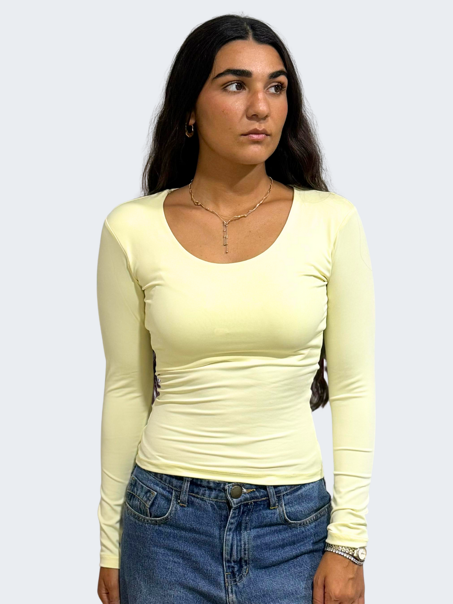 WIDE NECK LONG SLEEVE