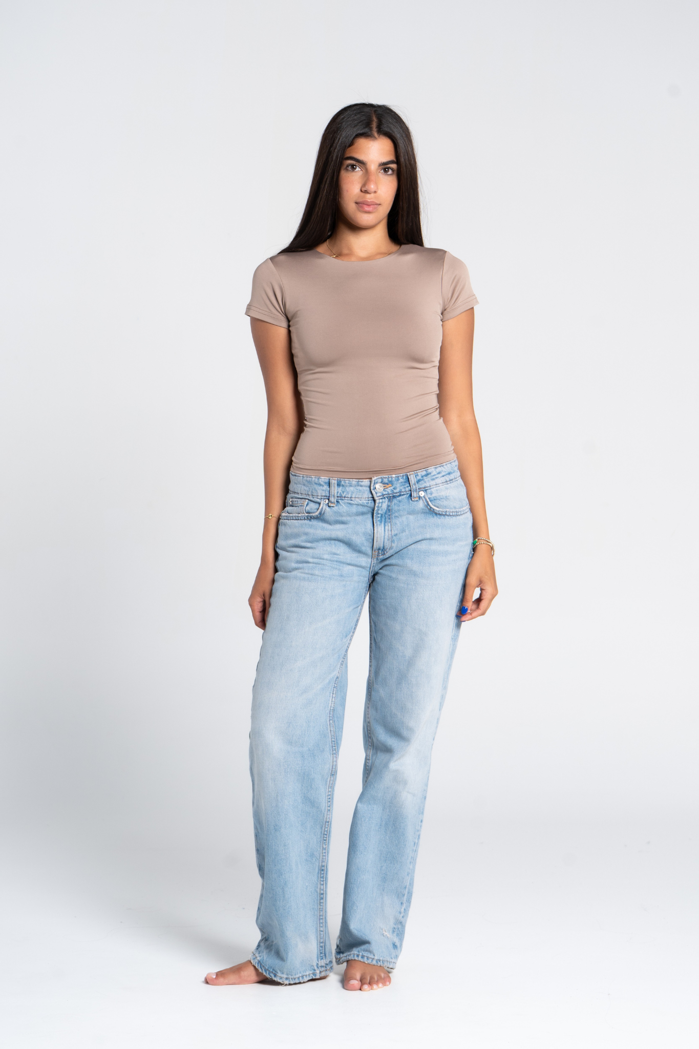 ROUND NECK SHORT SLEEVE        ( COLORS )