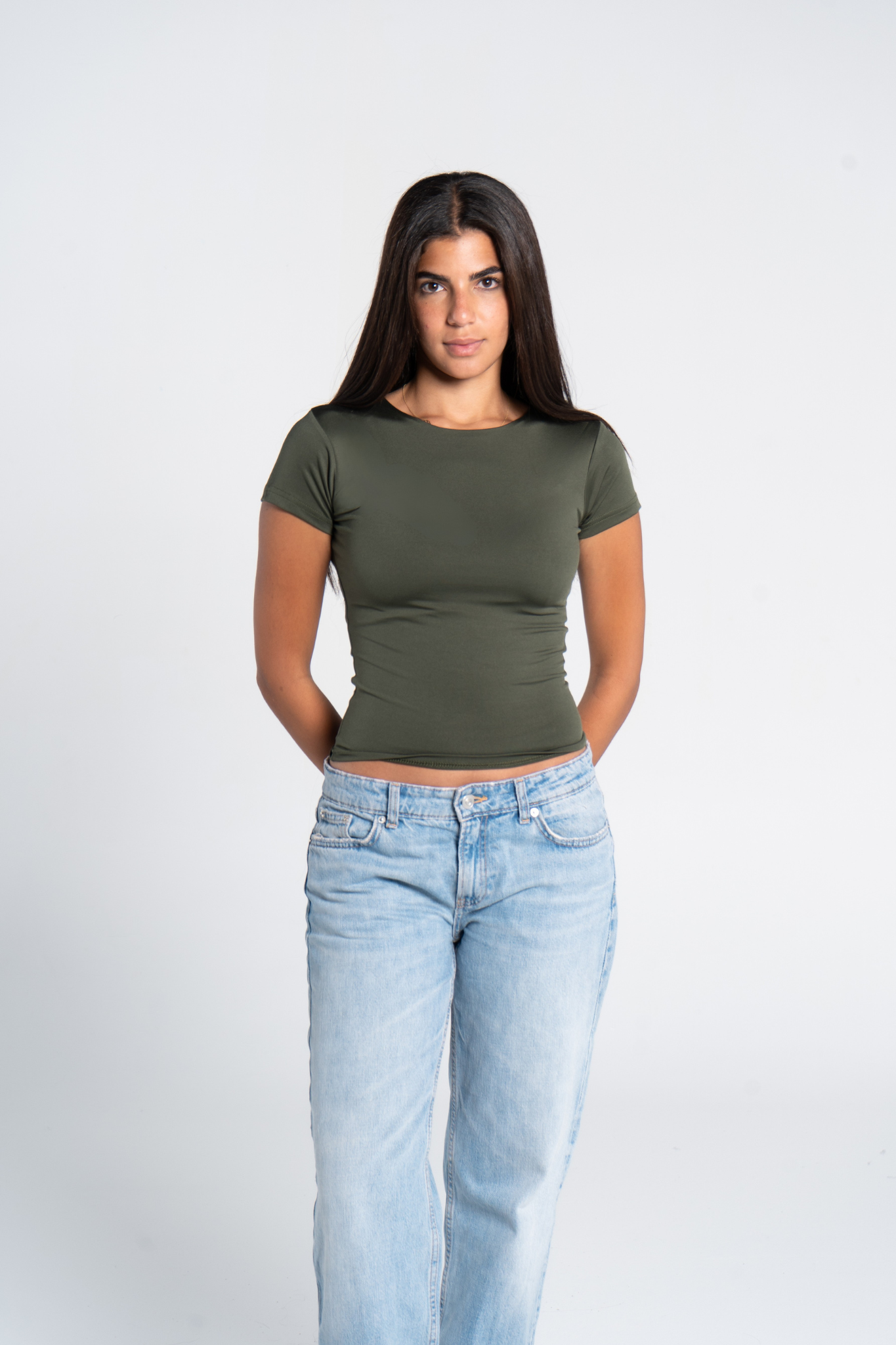ROUND NECK SHORT SLEEVE        ( COLORS )