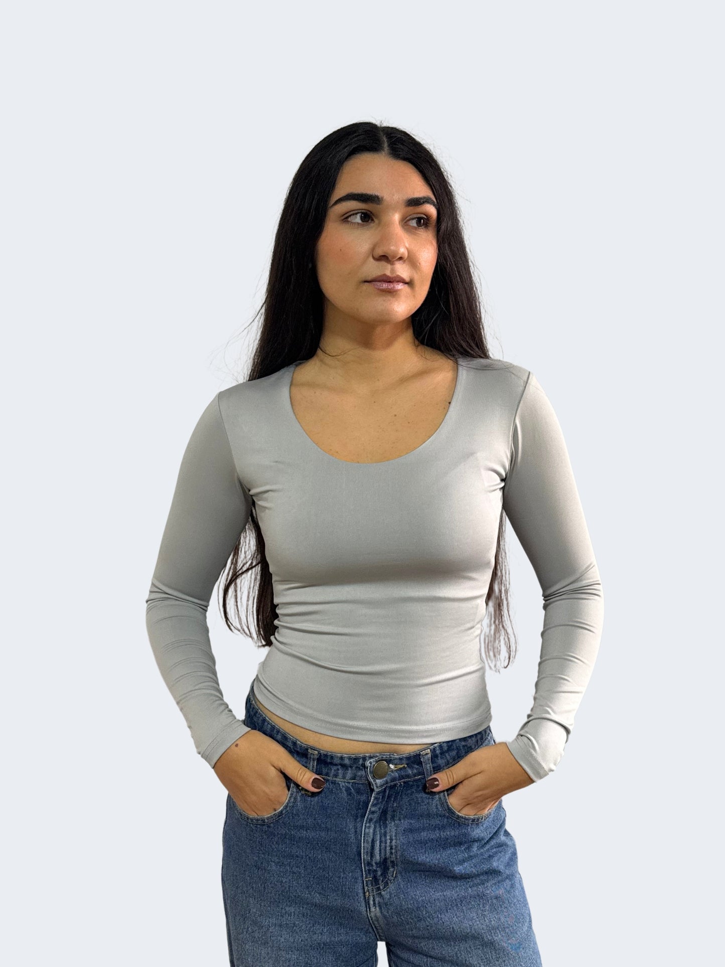 WIDE NECK LONG SLEEVE