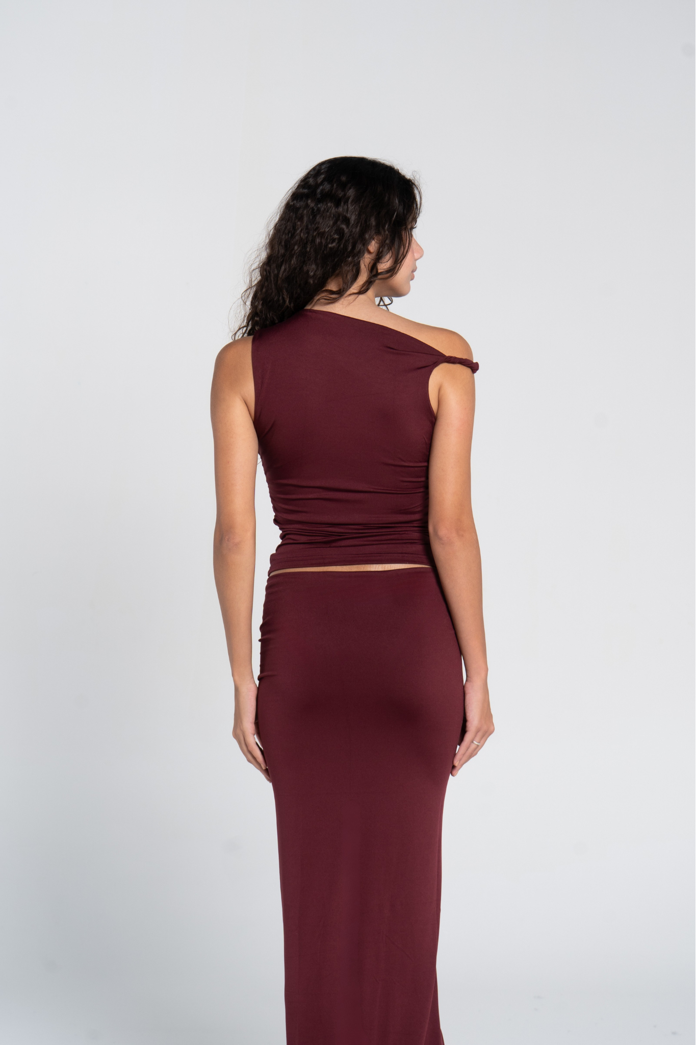 RUSHED TWISTED TOP